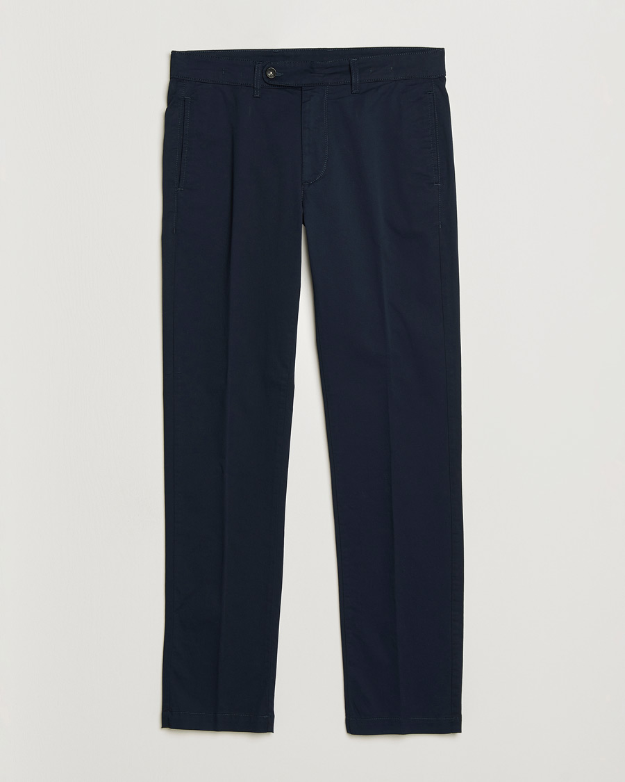Herren | Hosen | Massimo Alba | Winch Cotton Gabardine Trousers Navy