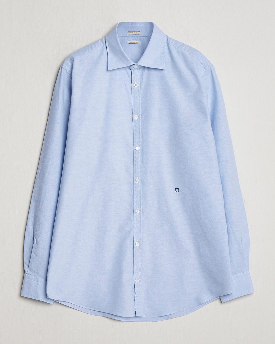 Herren | Hemden | Massimo Alba | Genova Oxford Shirt Sky Blue