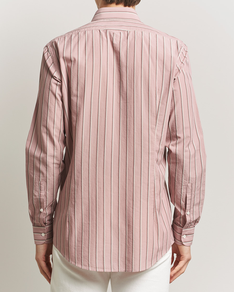 Herren | Hemden | Massimo Alba | Genova Striped Shirt Old Rose