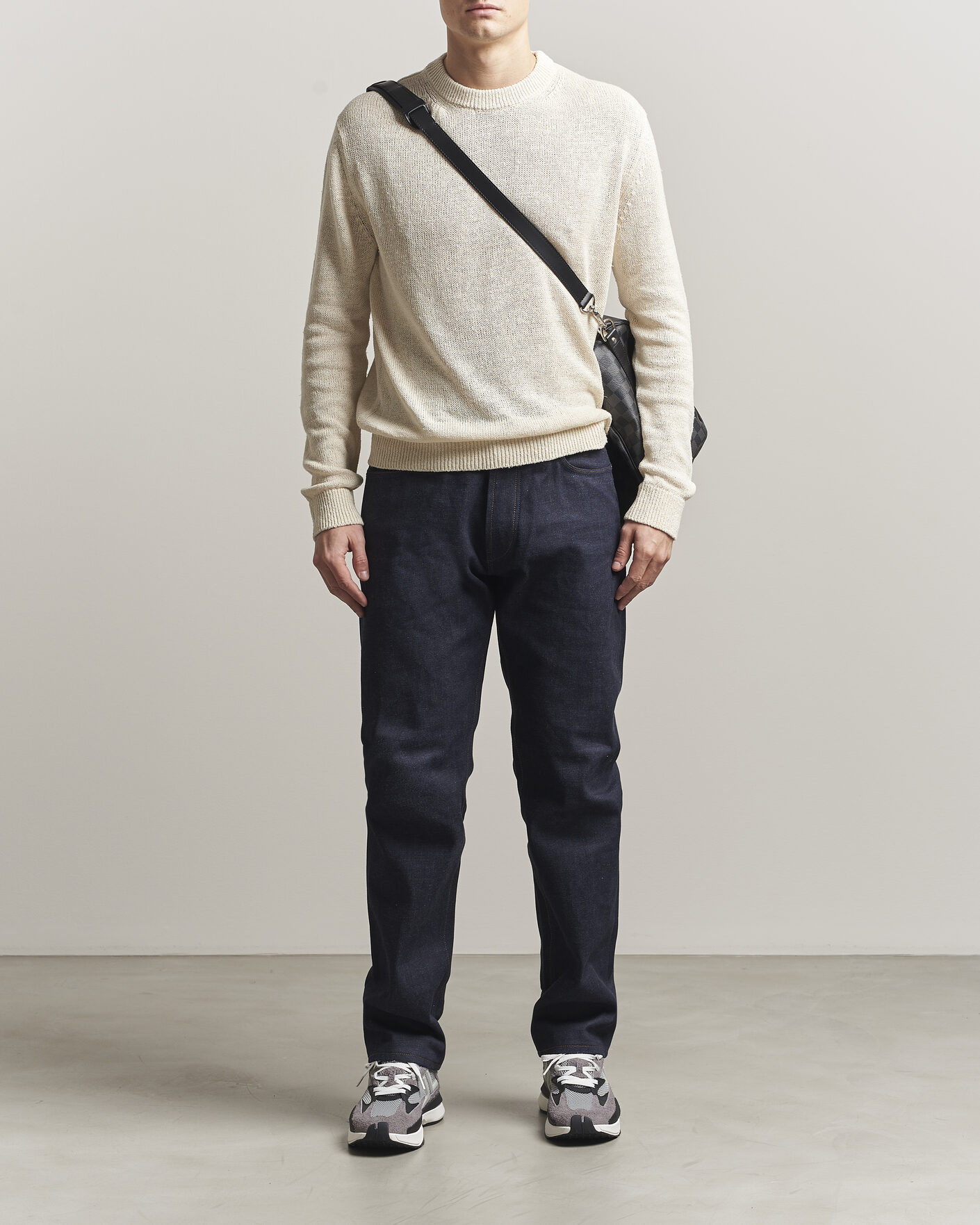 Herren | Pullover | Jil Sander | Silk Blend Crew Neck Sweater Sand