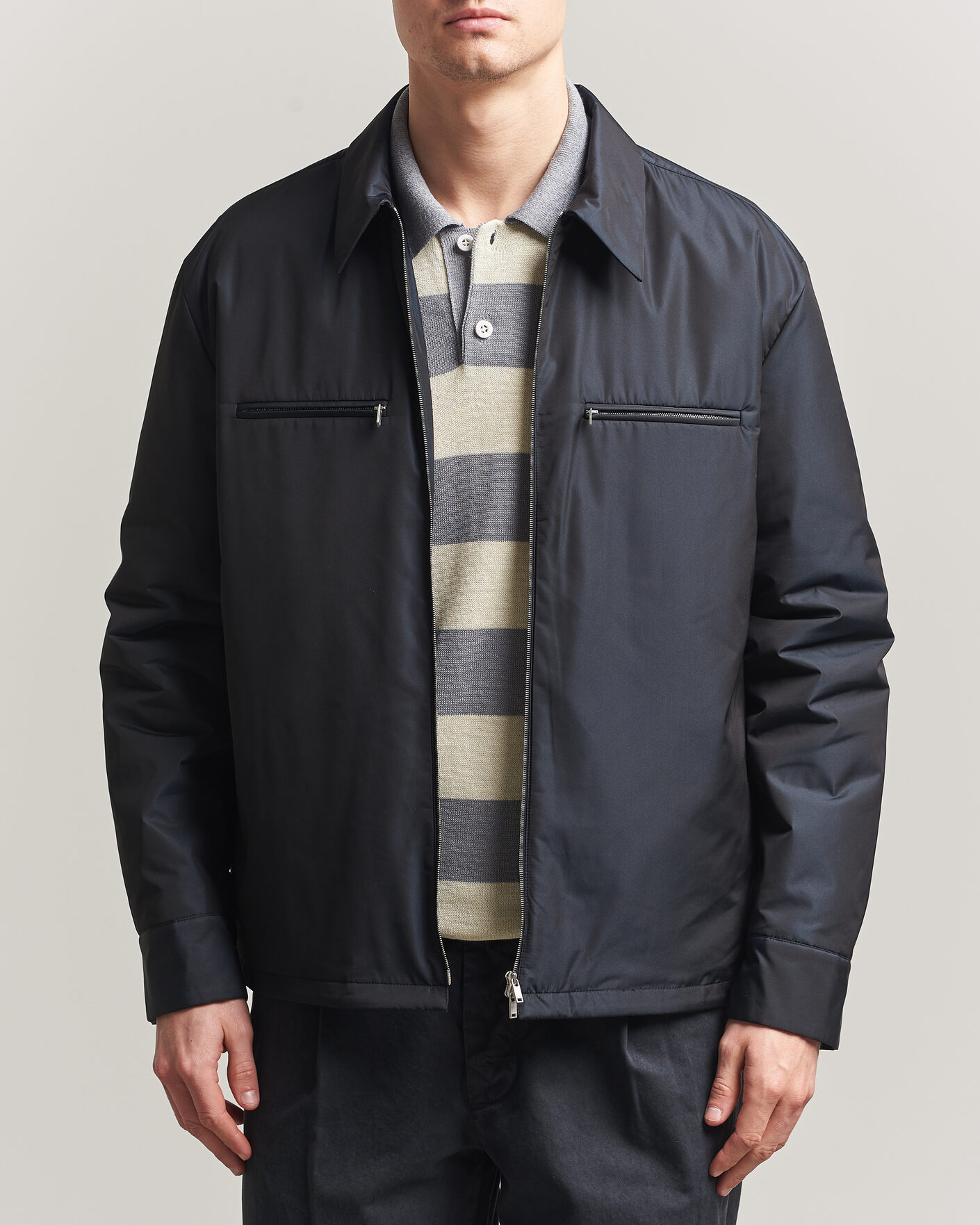 Herren | Jacken | Jil Sander | Nylon Zip Jacket Navy