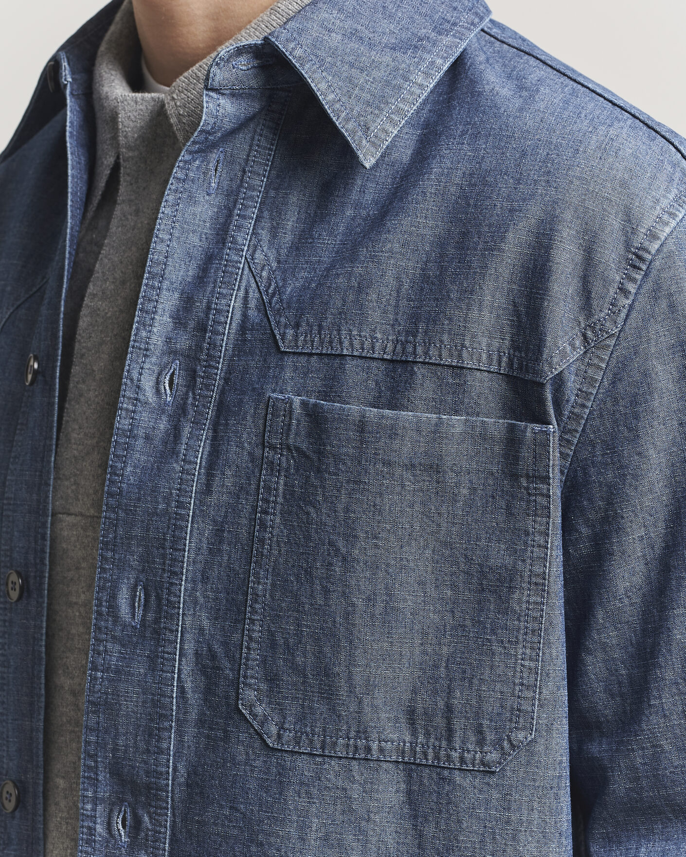 Herren | Hemden | Jil Sander | Denim Overshirt Indigo Blue