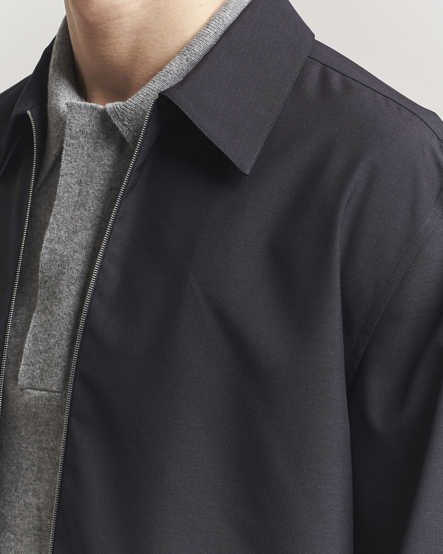 Herren | Hemden | Jil Sander | Zip Shirt Blouson Navy