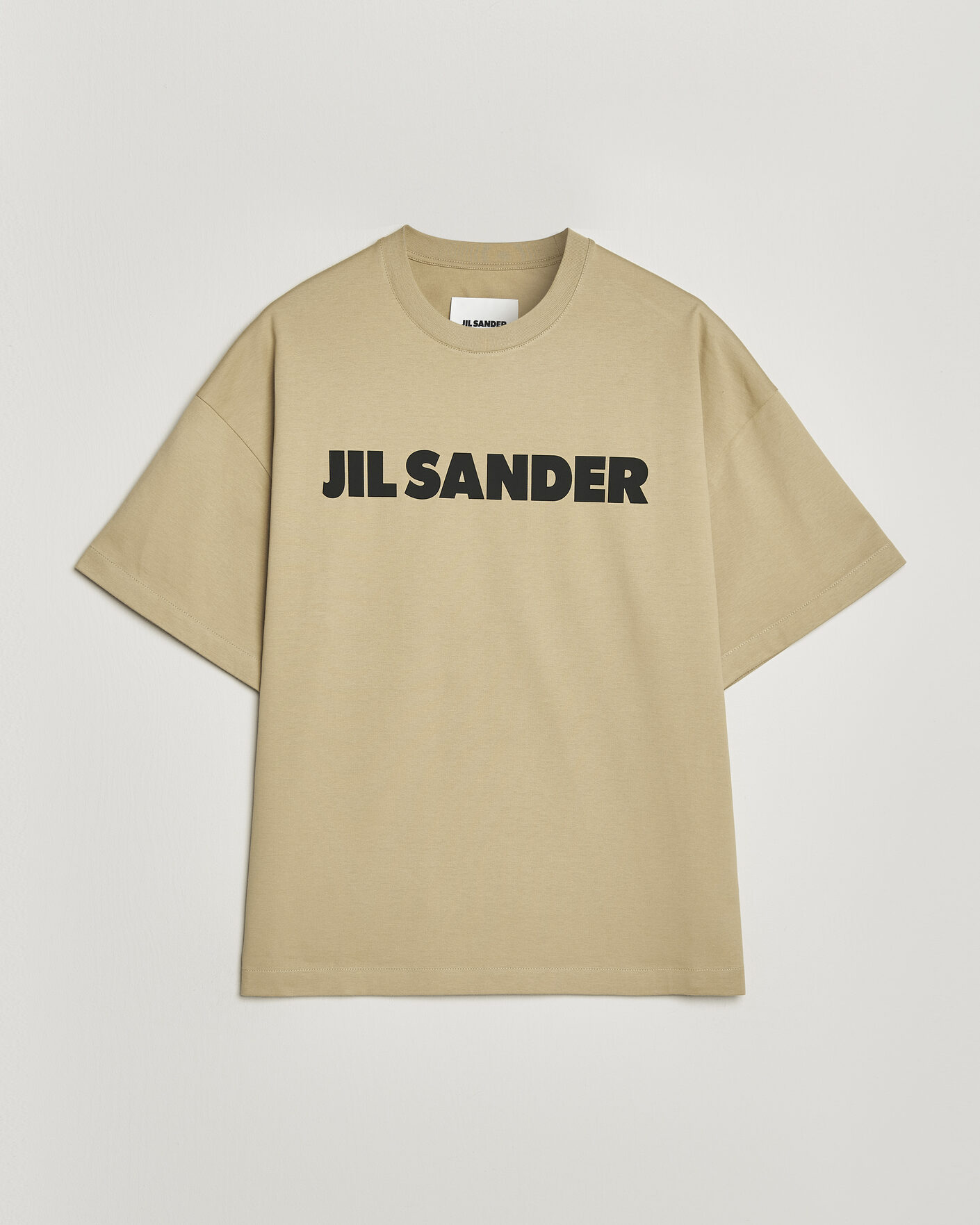 Herren | T-Shirts | Jil Sander | Short Sleeve Logo T-Shirt  Khaki