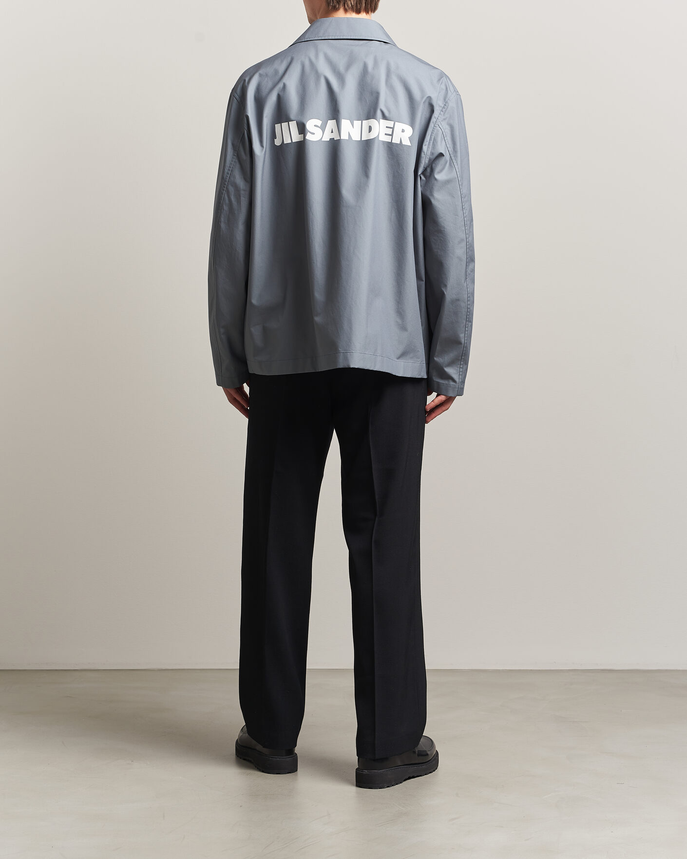 Herren | Jacken | Jil Sander | Back Logo Bomber Jacket Grey