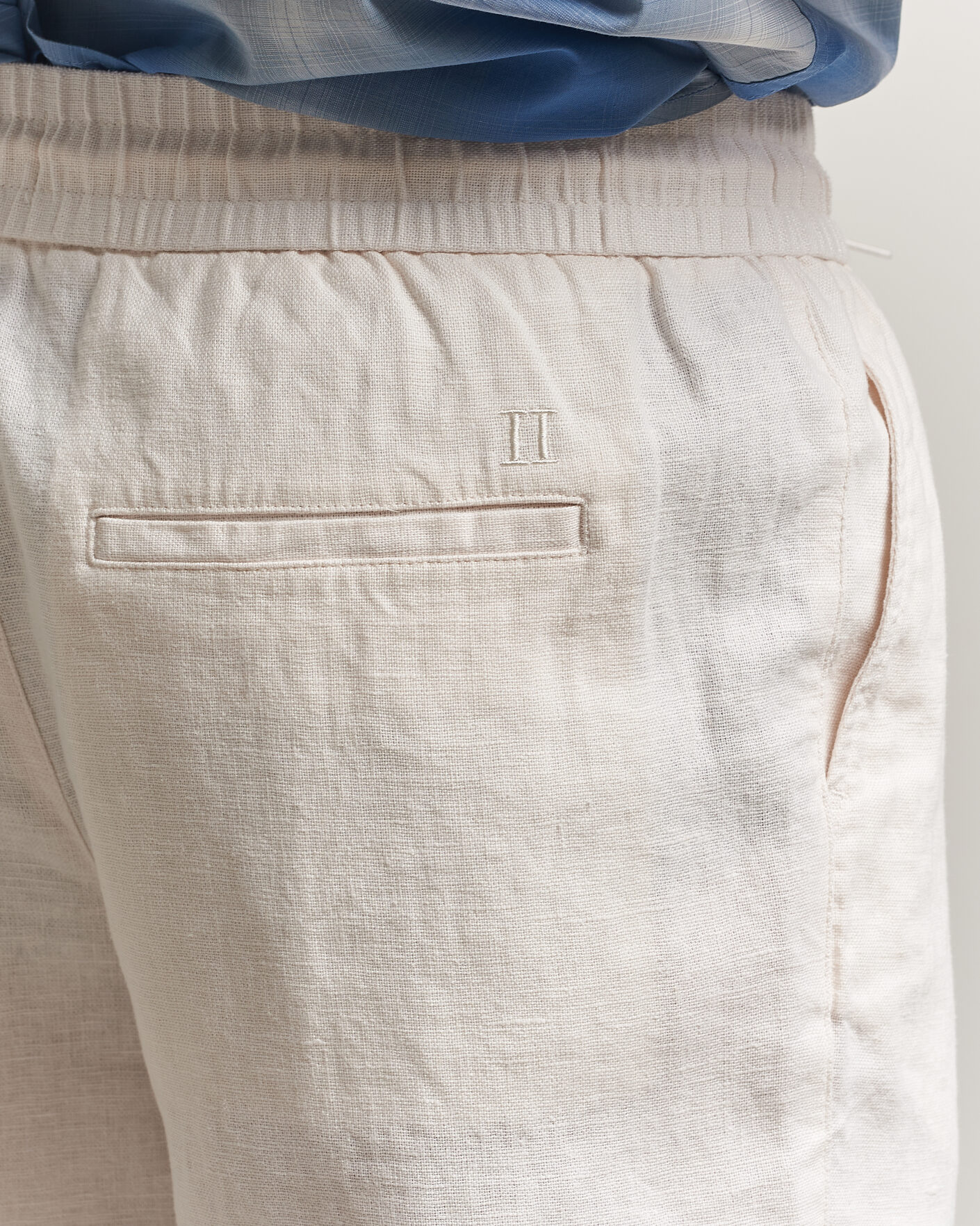 Herren | Hosen | LES DEUX | Patrick Heavy Linen/Cotton Pants Eggnog White