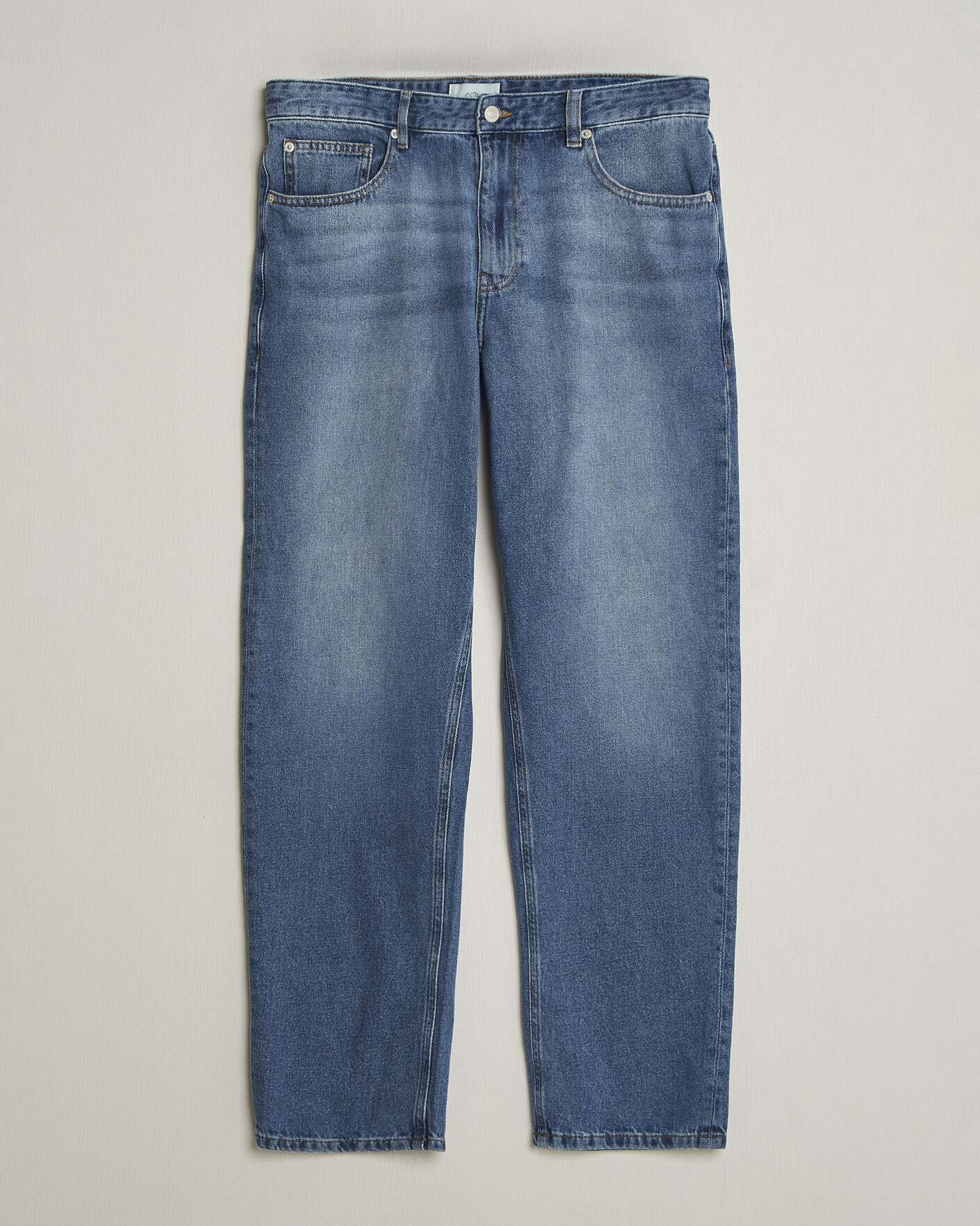 Herren | Jeans | LES DEUX | Ryder Washed Jeans Medium Indigo Blue