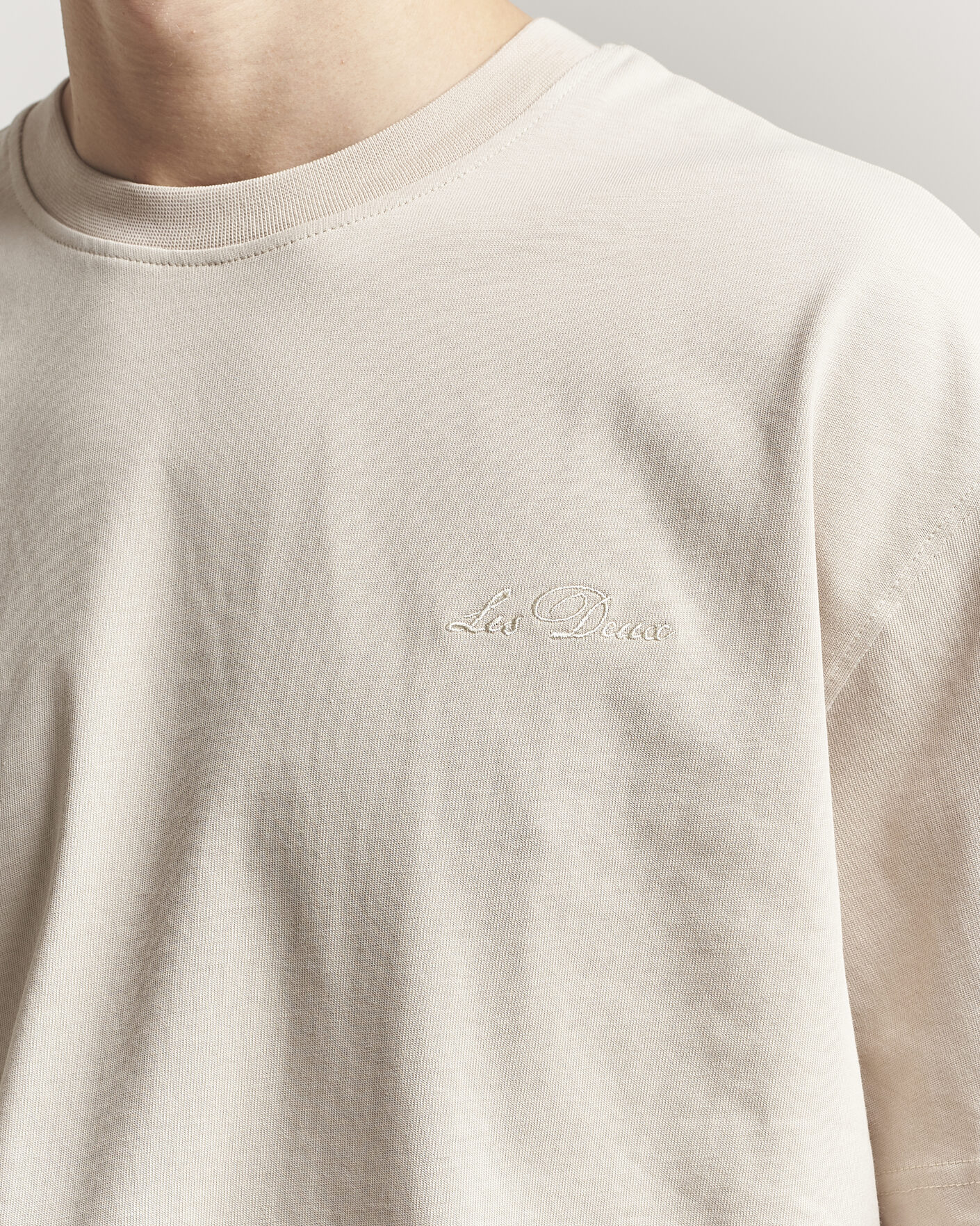 Herren | T-Shirts | LES DEUX | Crew T-Shirt Light Sand
