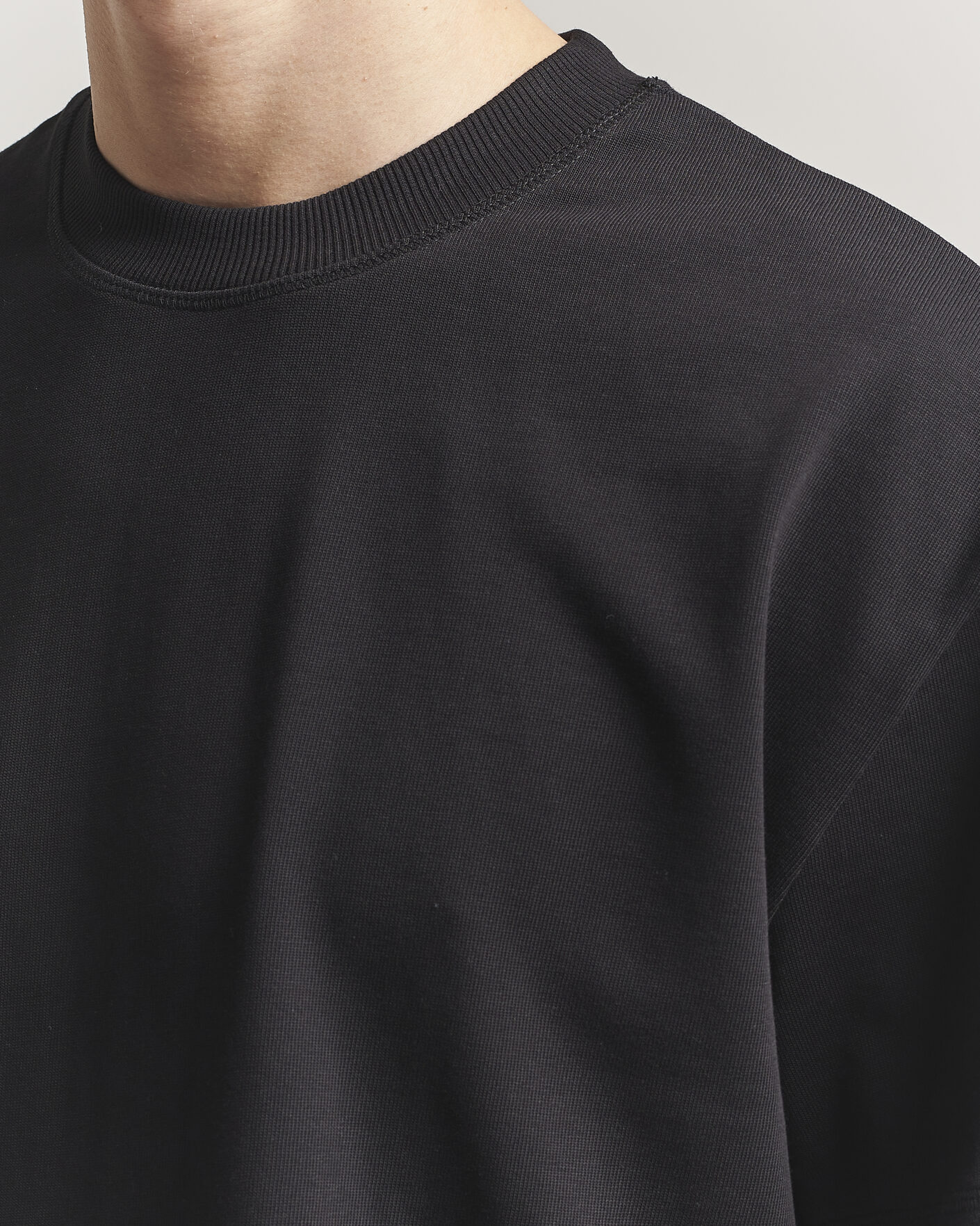 Herren | T-Shirts | LES DEUX | Carl Heavyweight T-Shirt Black