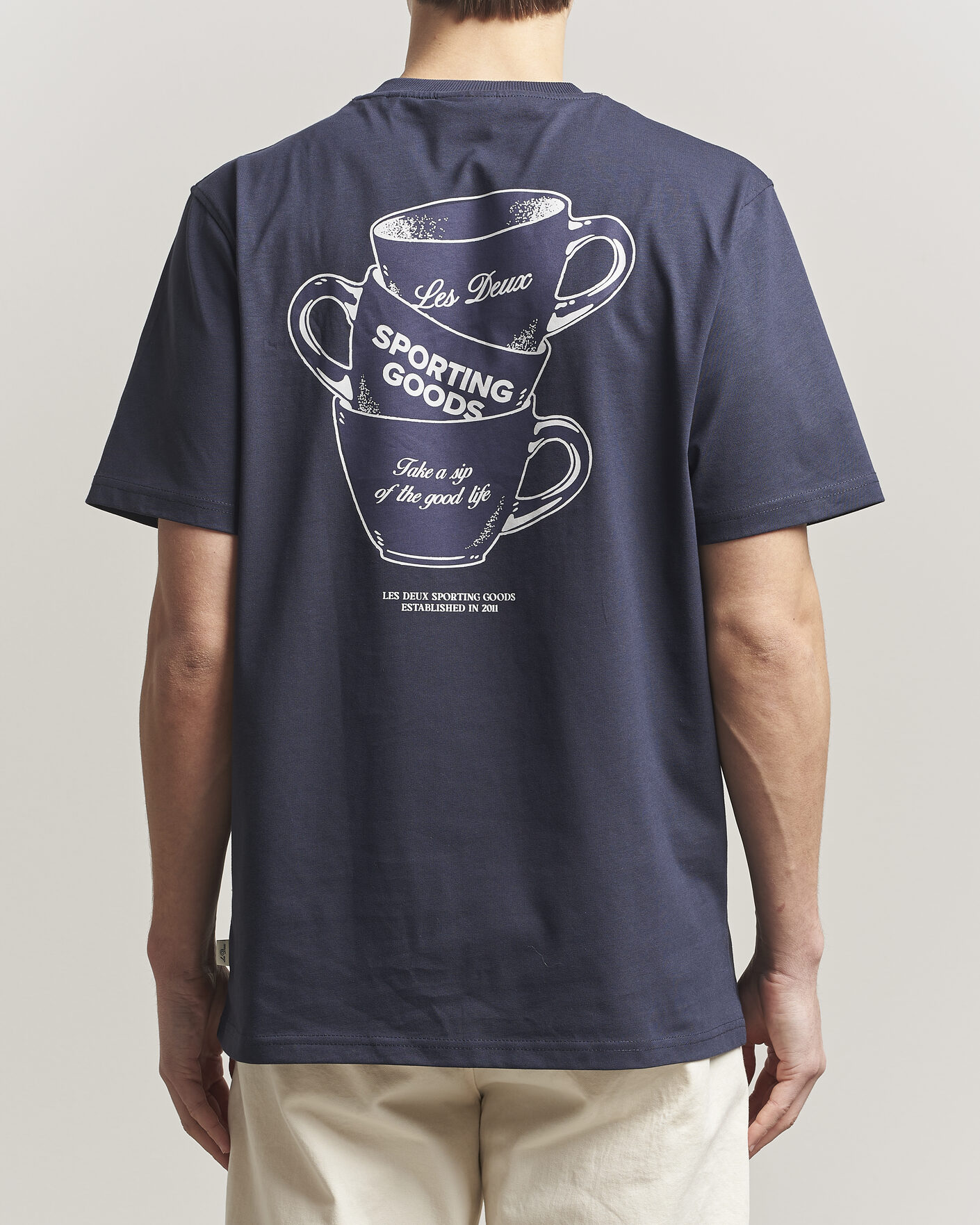 Herren | T-Shirts | LES DEUX | Ben Artist T-Shirt Navy