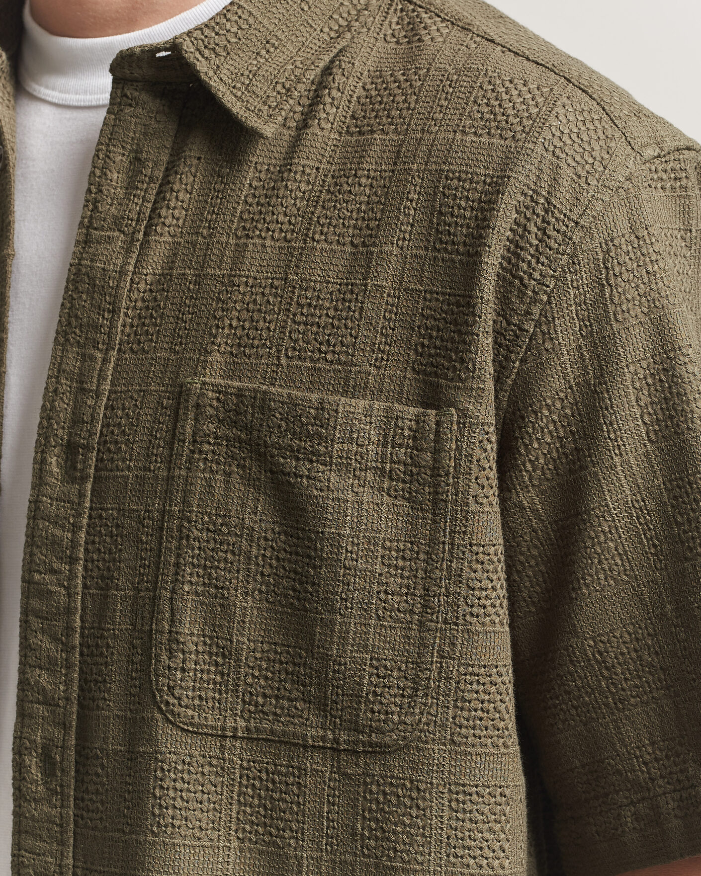Herren | Hemden | LES DEUX | Charlie Short Sleeve Shirt Olive Night