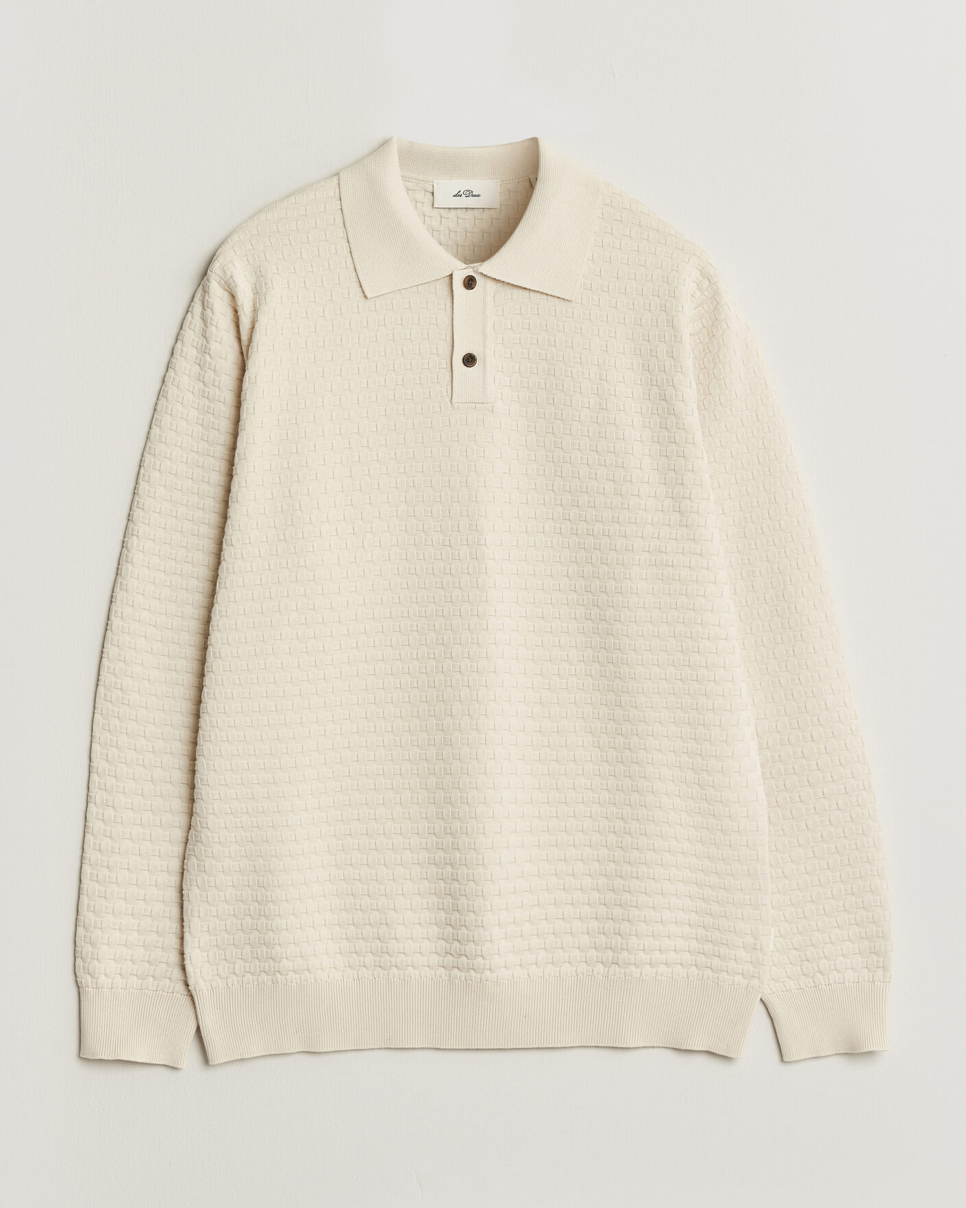 Herren | Pullover | LES DEUX | Billy Weave Knitted Polo Light Ivory