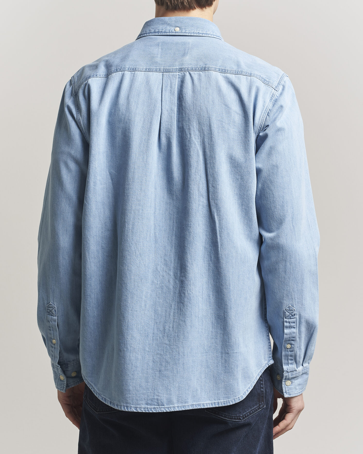Herren | Hemden | LES DEUX | Konrad Denim Shirt Light Indigo Wash