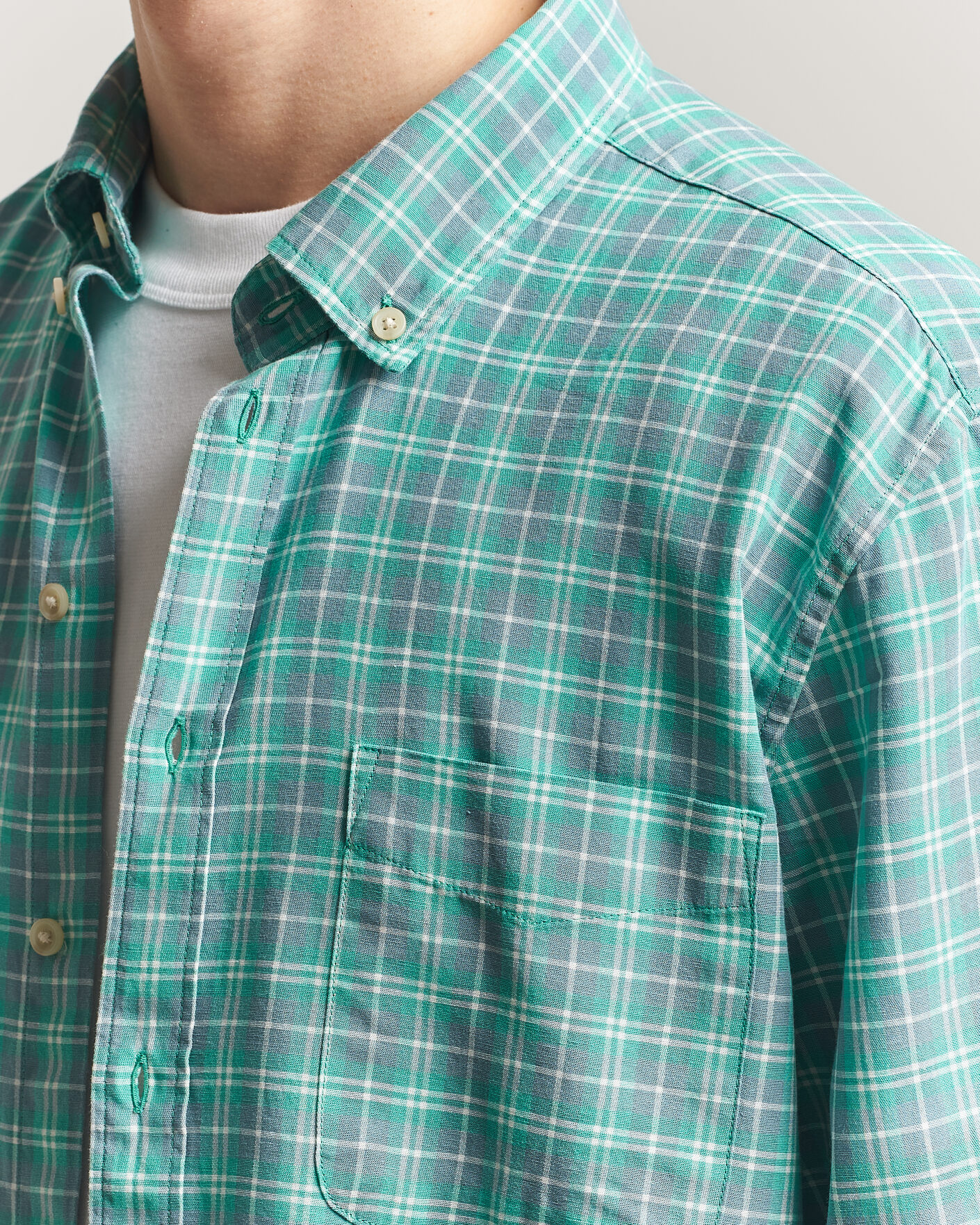 Herren | Hemden | LES DEUX | Kent Check Shirt Allure Blue