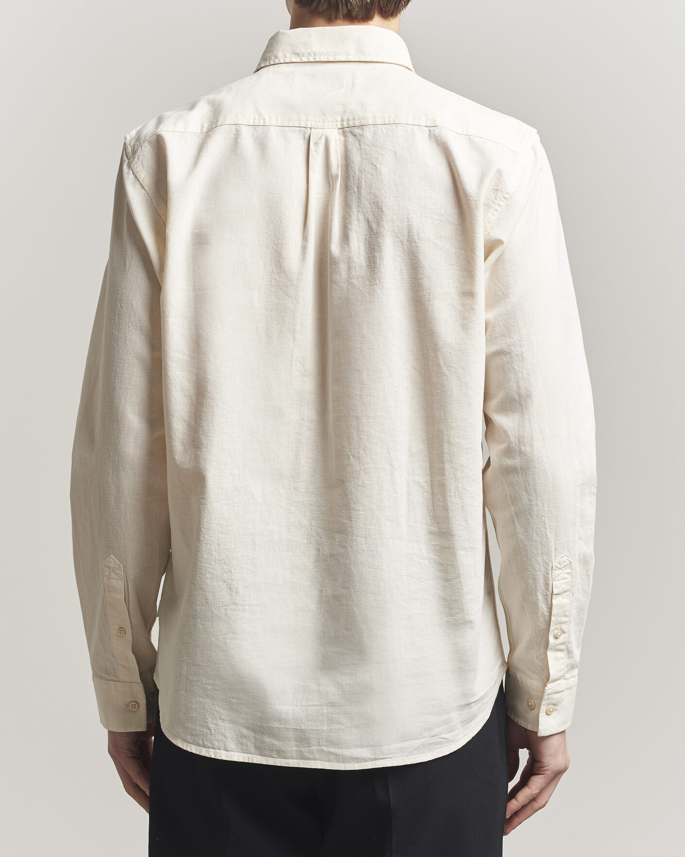 Herren | Hemden | LES DEUX | Konrad Cotton/Linen Shirt Eggnog White
