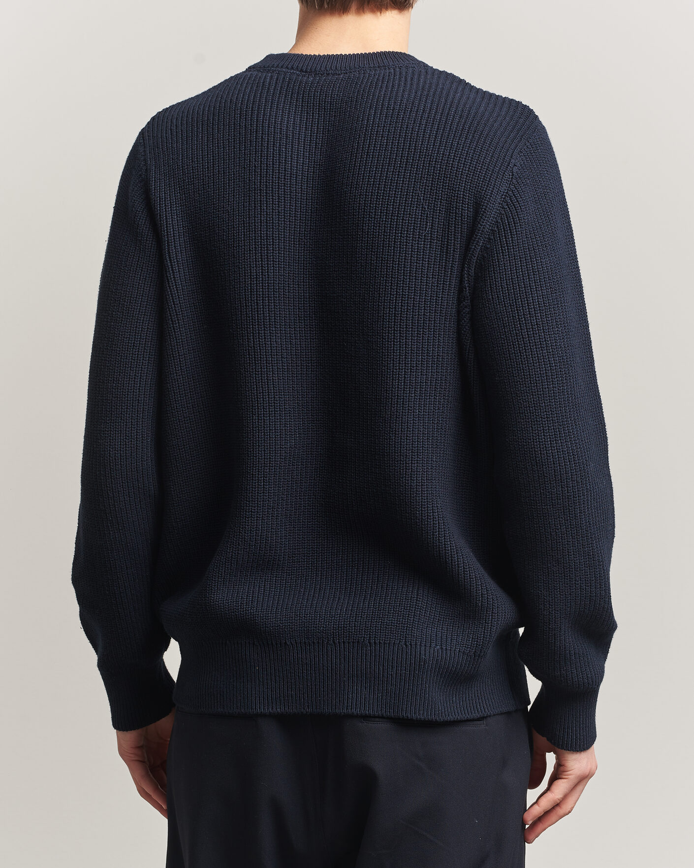 Herren | Pullover | LES DEUX | Garry Rib Crew Neck Knit Dark Navy