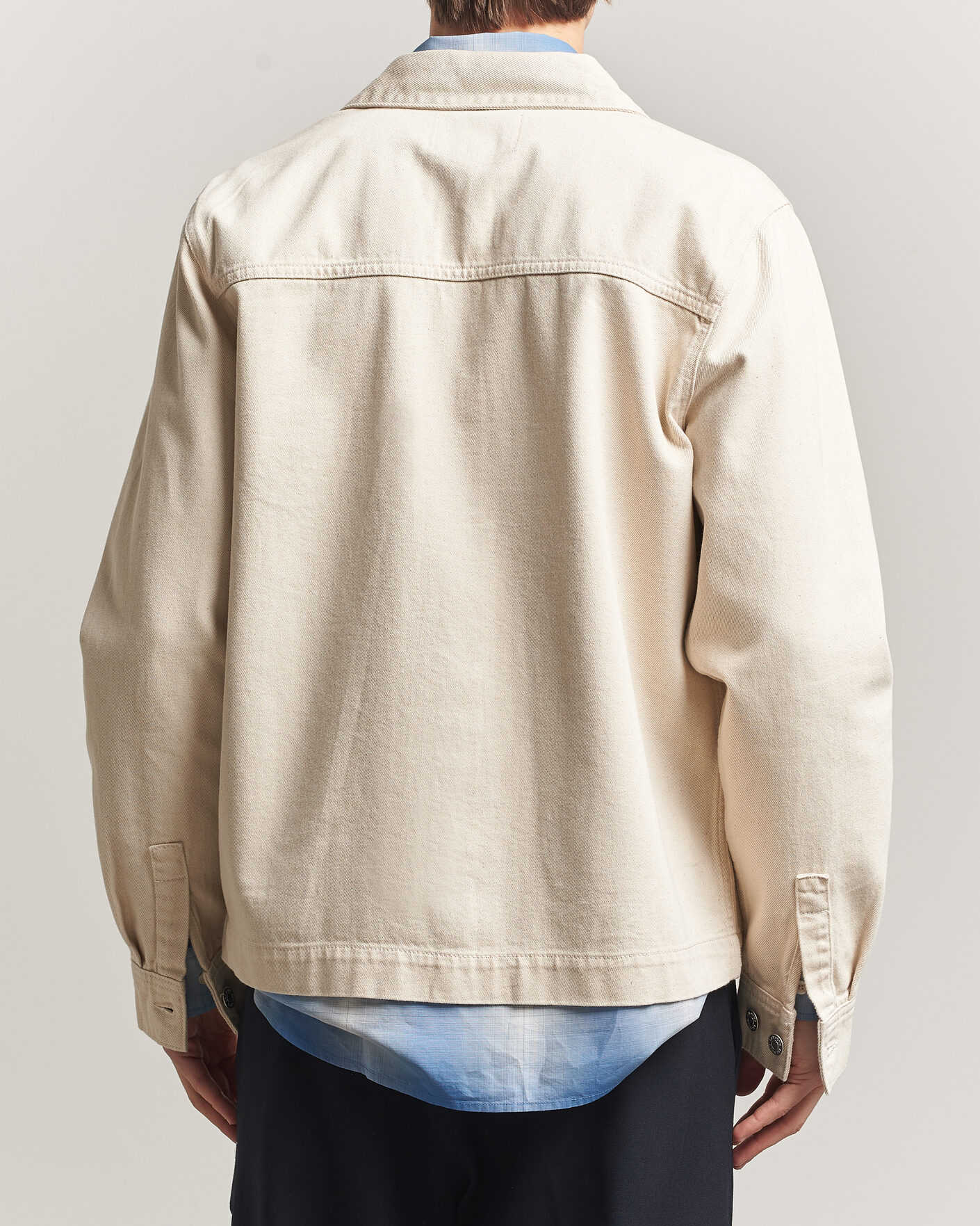 Herren | Hemden | LES DEUX | Layton Denim Overshirt Ivory