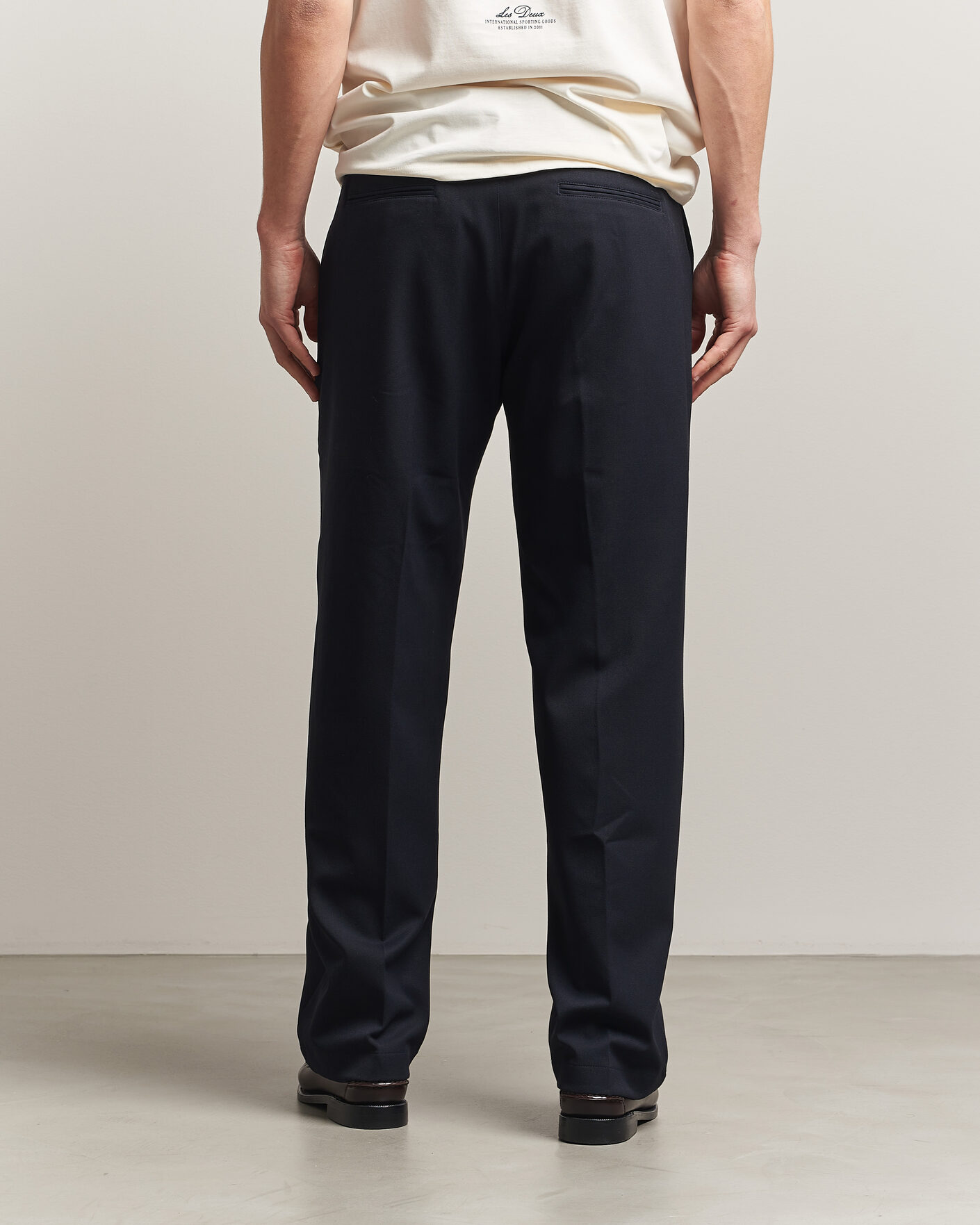 Herren | Hosen | LES DEUX | Como Solid Slack Pants Dark Navy