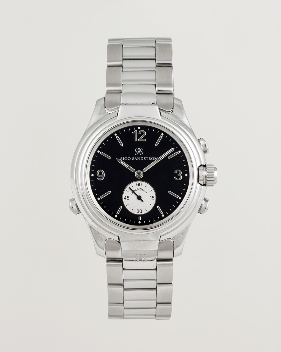 Herren | Sjöö Sandström Pre-Owned Chronolink worldtimer | Sjöö Sandström Pre-Owned | Chronolink worldtimer