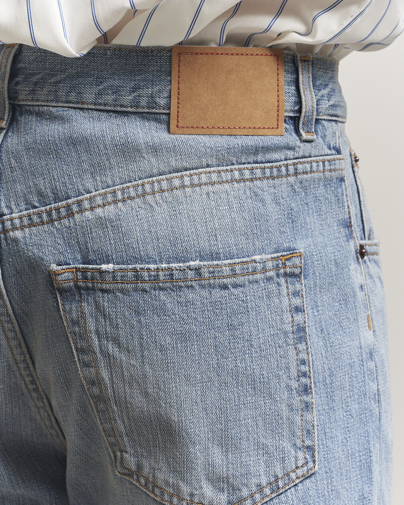 Herren | Jeans | Jeanerica | VM009 Vega Jeans Light Blue Righe