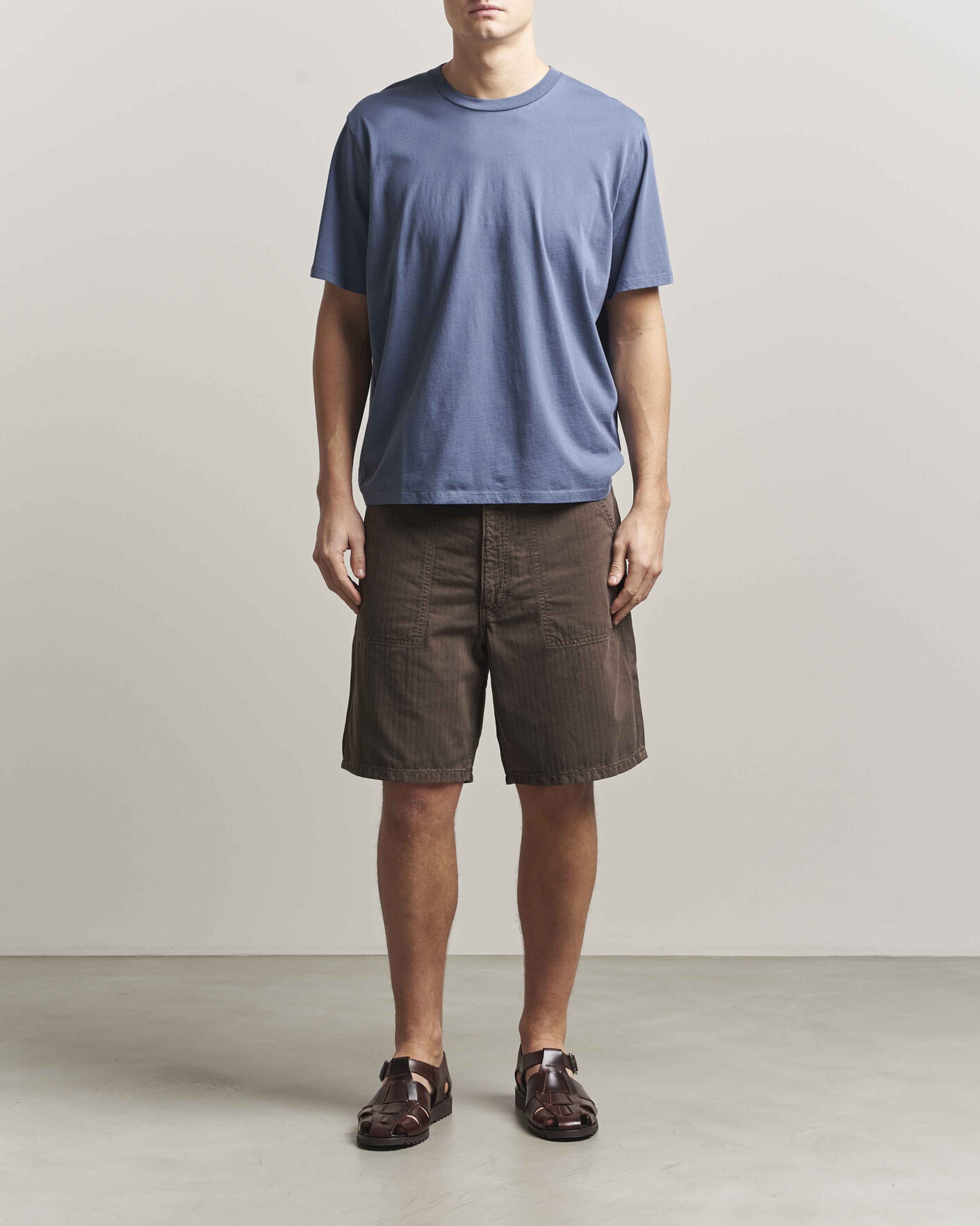 Herren | T-Shirts | Jeanerica | Delon Crew Neck T-Shirt Blue