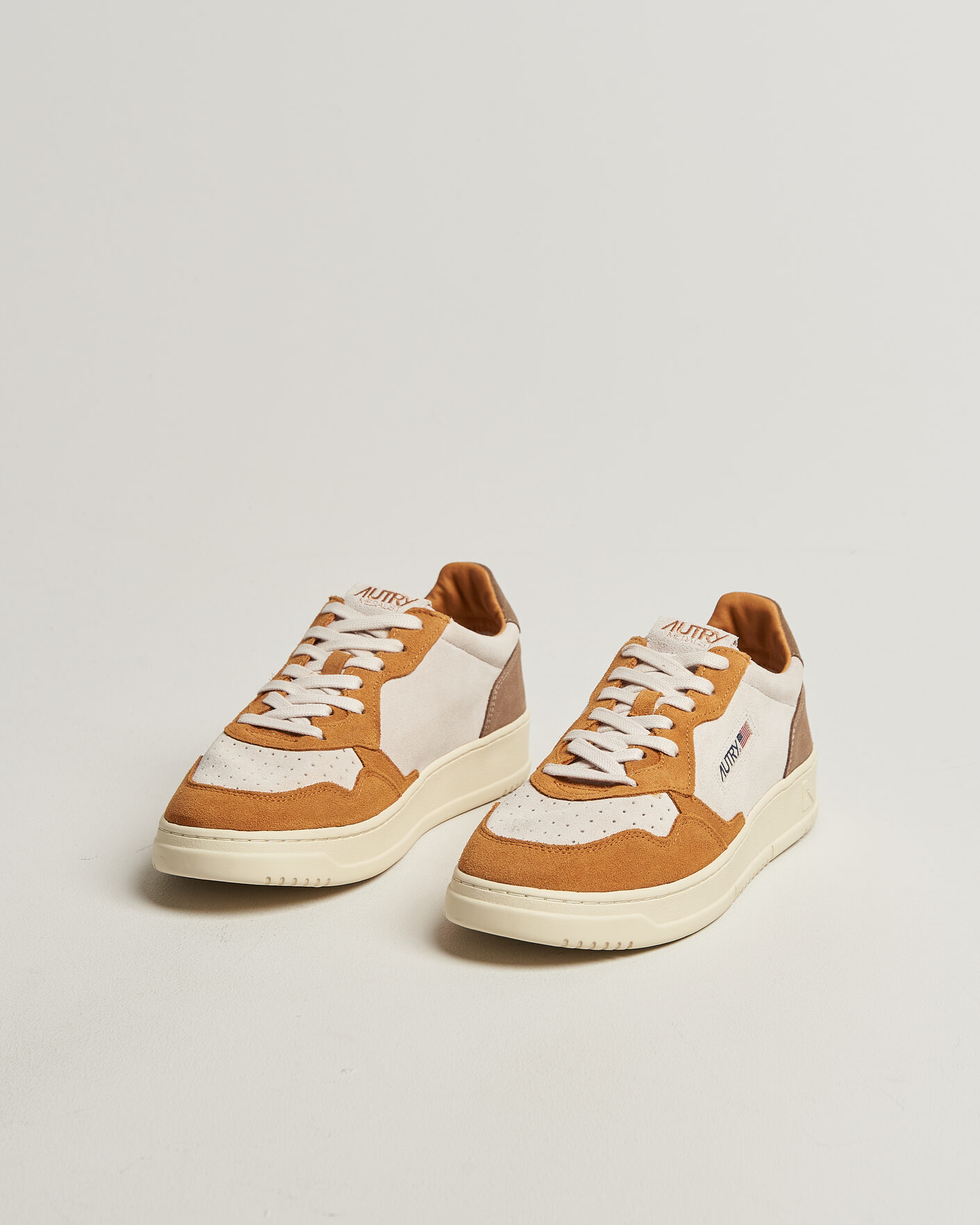 Herren | Sneaker | Autry | Medalist Low Suede Mix Sneaker Antilop/White/Brown
