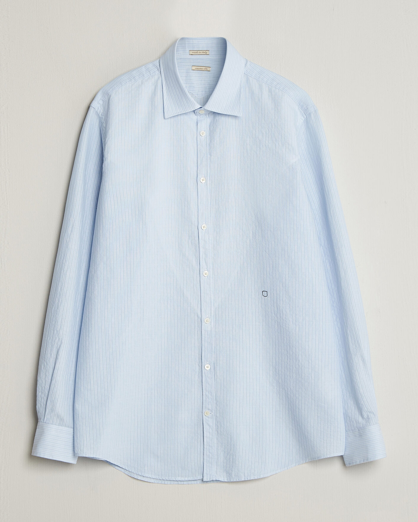 Herren | Hemden | Massimo Alba | Genova Striped Shirt Sky Blue
