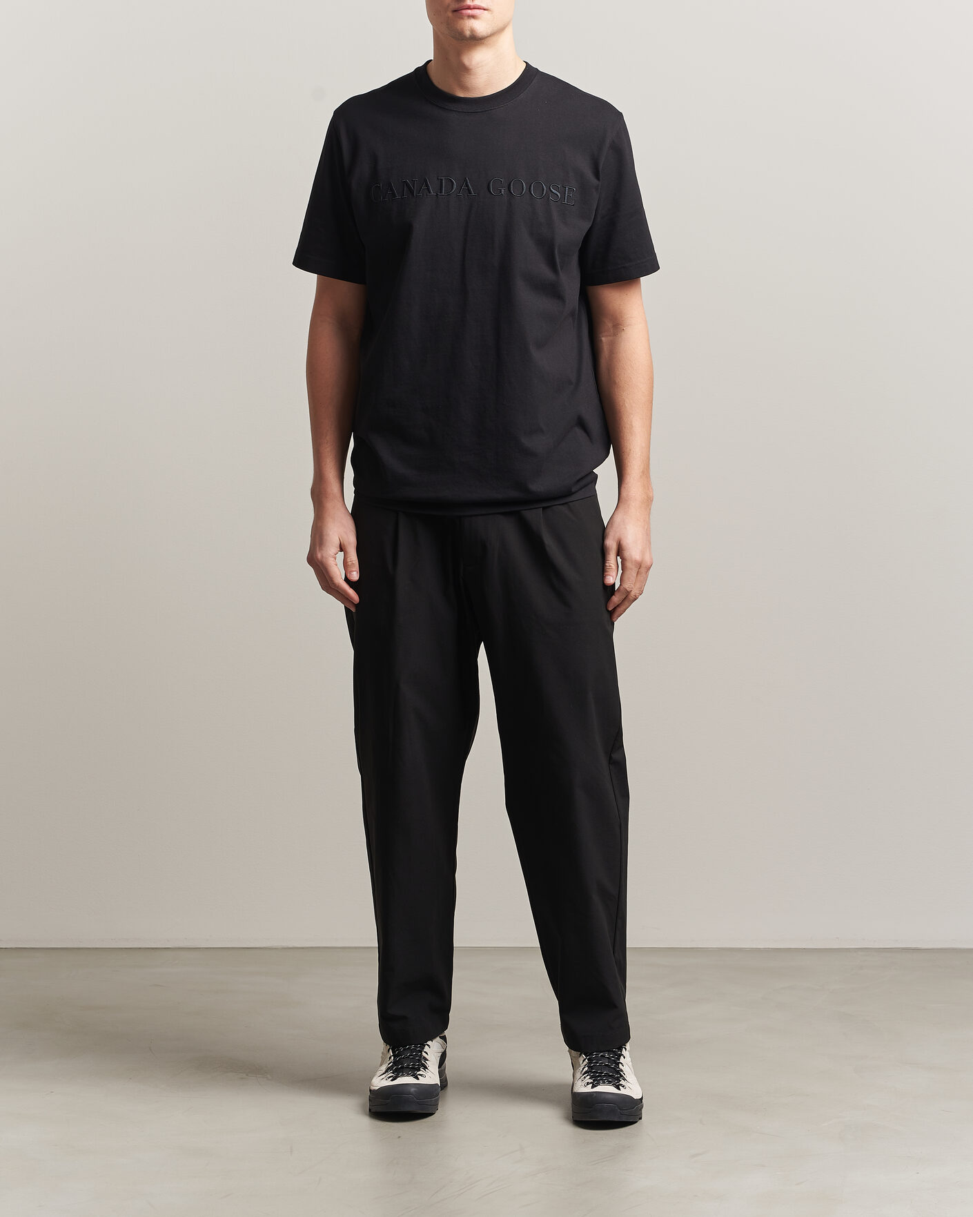 Herren | T-Shirts | Canada Goose | Vantage Wordmark T-Shirt Black