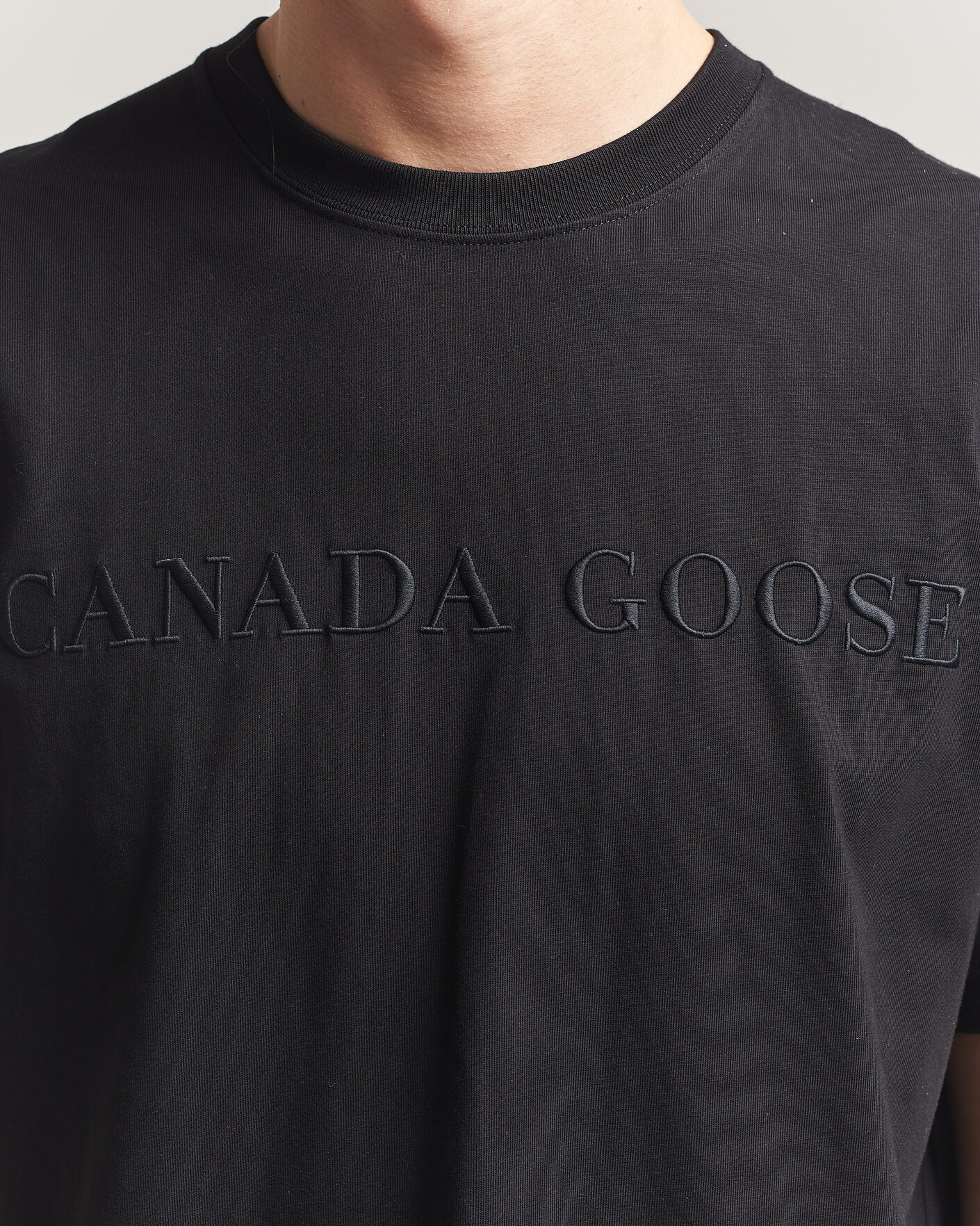 Herren | T-Shirts | Canada Goose | Vantage Wordmark T-Shirt Black