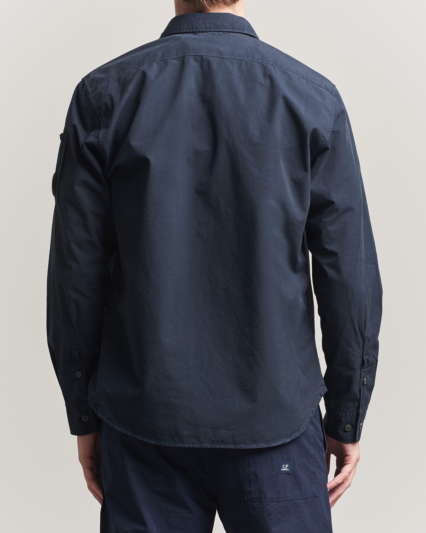Herren | Hemden | C.P. Company | Organic Gabardine Pocket Shirt Navy