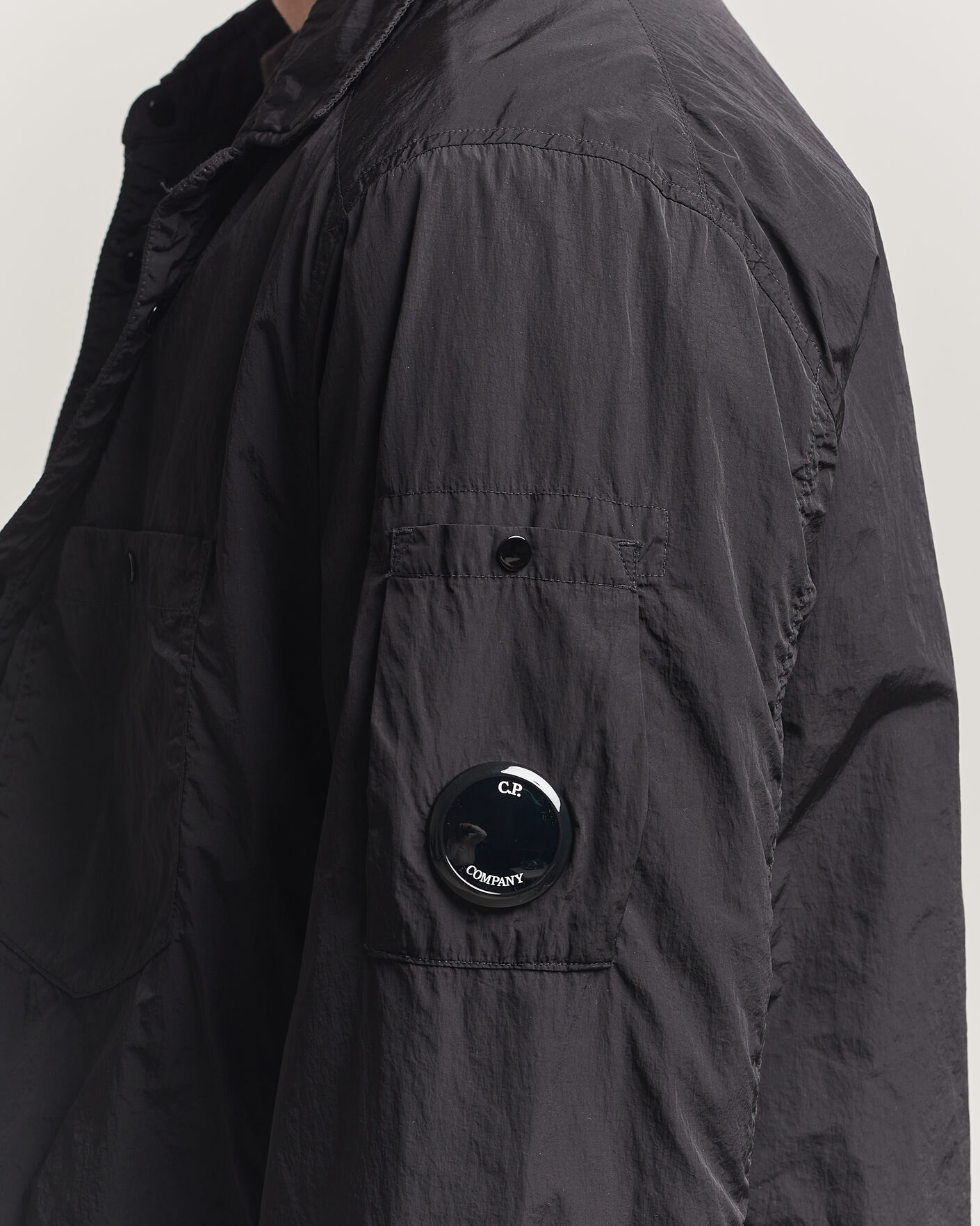 Herren | Jacken | C.P. Company | Chrome R Padded Shirt Jacket Black
