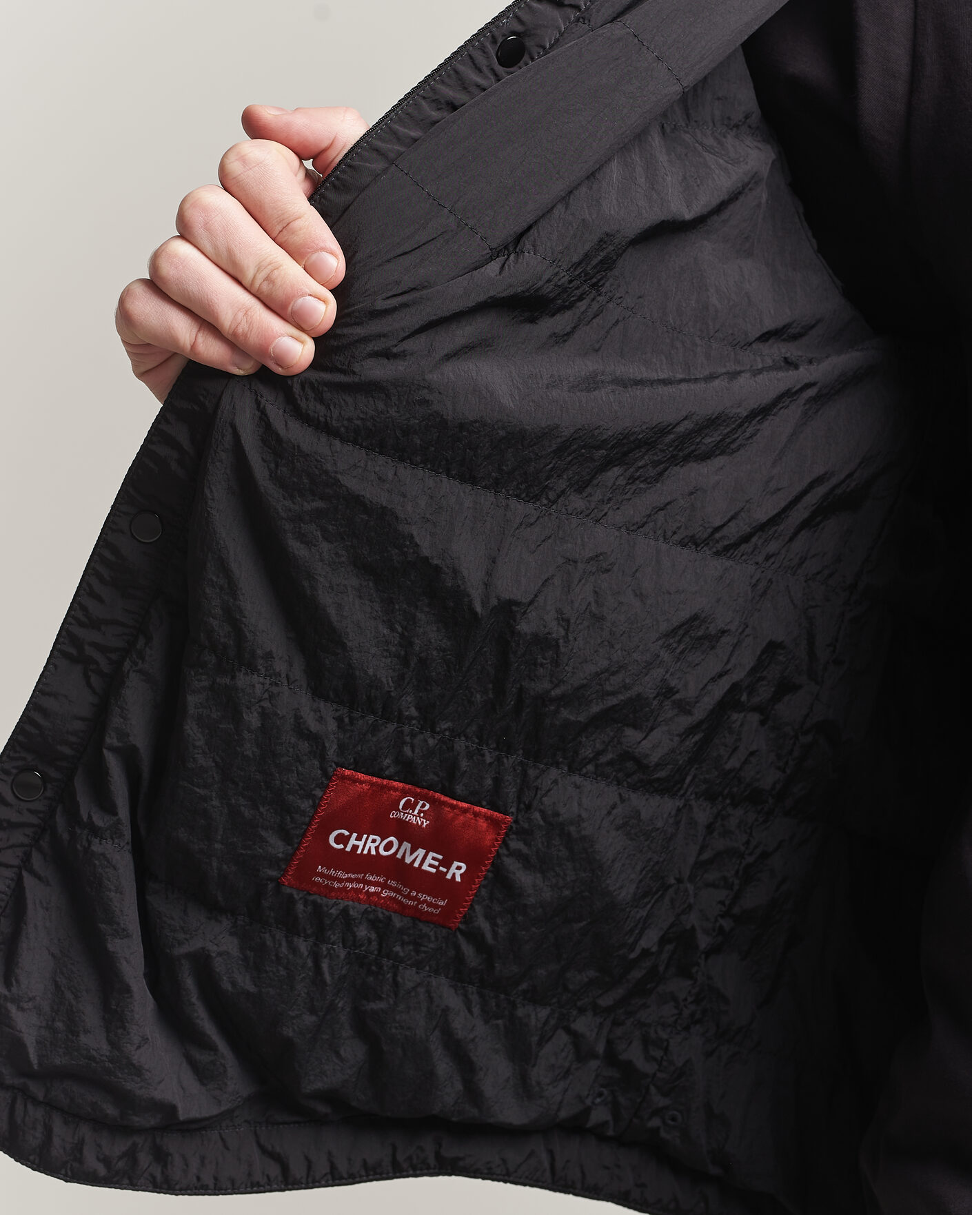 Herren | Jacken | C.P. Company | Chrome R Padded Shirt Jacket Black