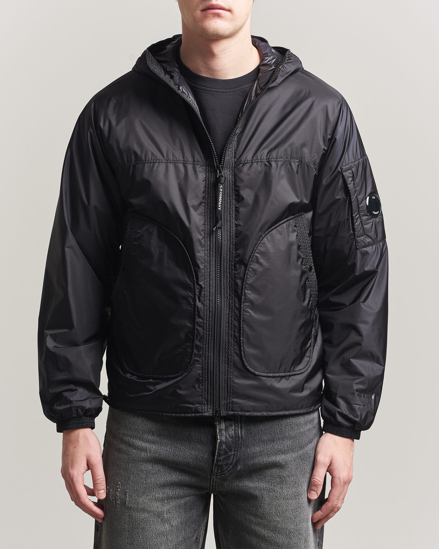 Herren | Jacken | C.P. Company | Nada Shield Primaloft Padded Hood Jacket Black