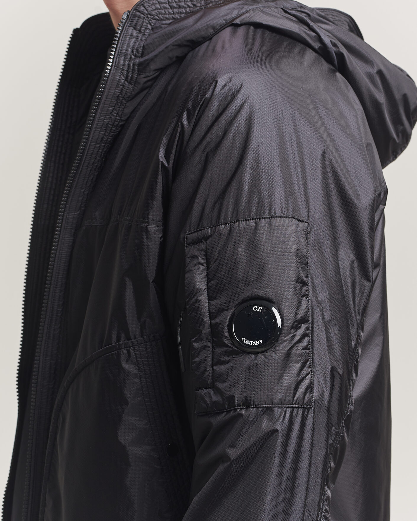 Herren | Jacken | C.P. Company | Nada Shield Primaloft Padded Hood Jacket Black