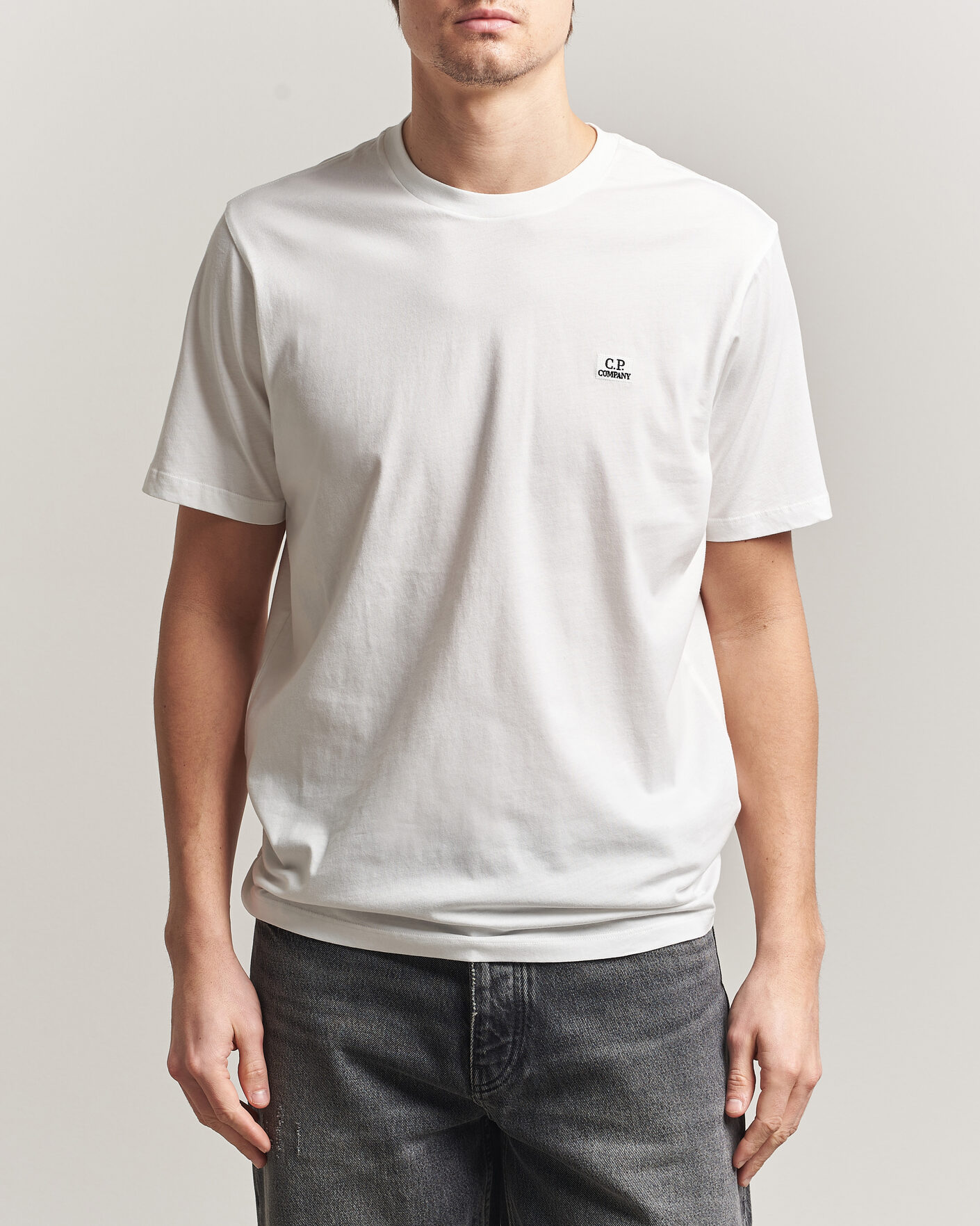 Herren | T-Shirts | C.P. Company | Short Sleeve Small Logo T-Shirt White