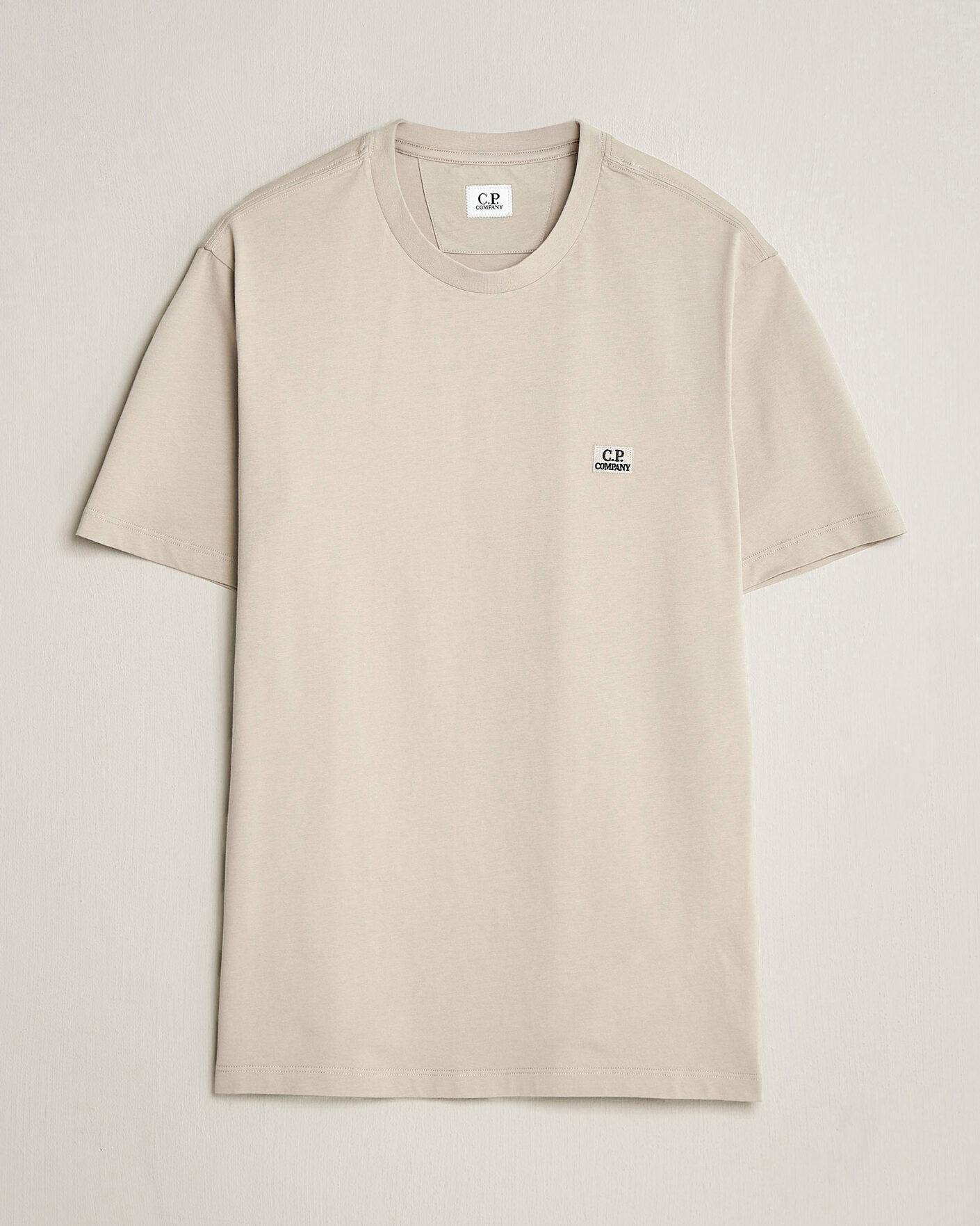 Herren | T-Shirts | C.P. Company | Short Sleeve Small Logo T-Shirt Light Grey