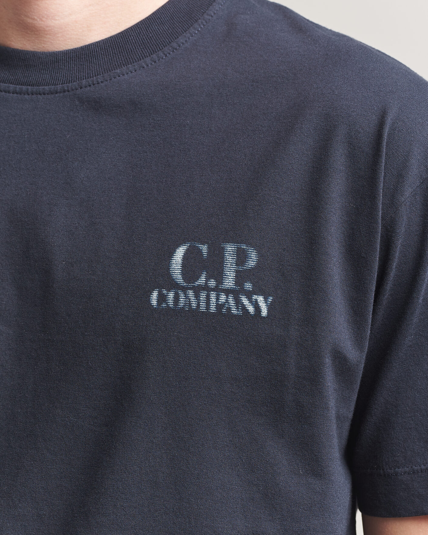 Herren | T-Shirts | C.P. Company | Short Sleeve Back Print T-Shirt Navy