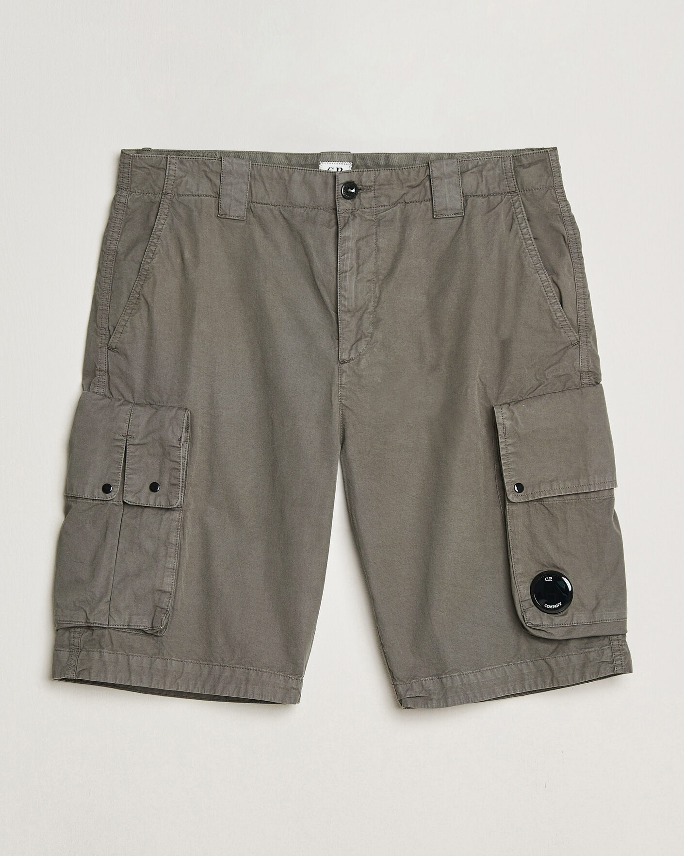 Herren | Shorts | C.P. Company | Cotton Gabardine Cargo Shorts Washed Black