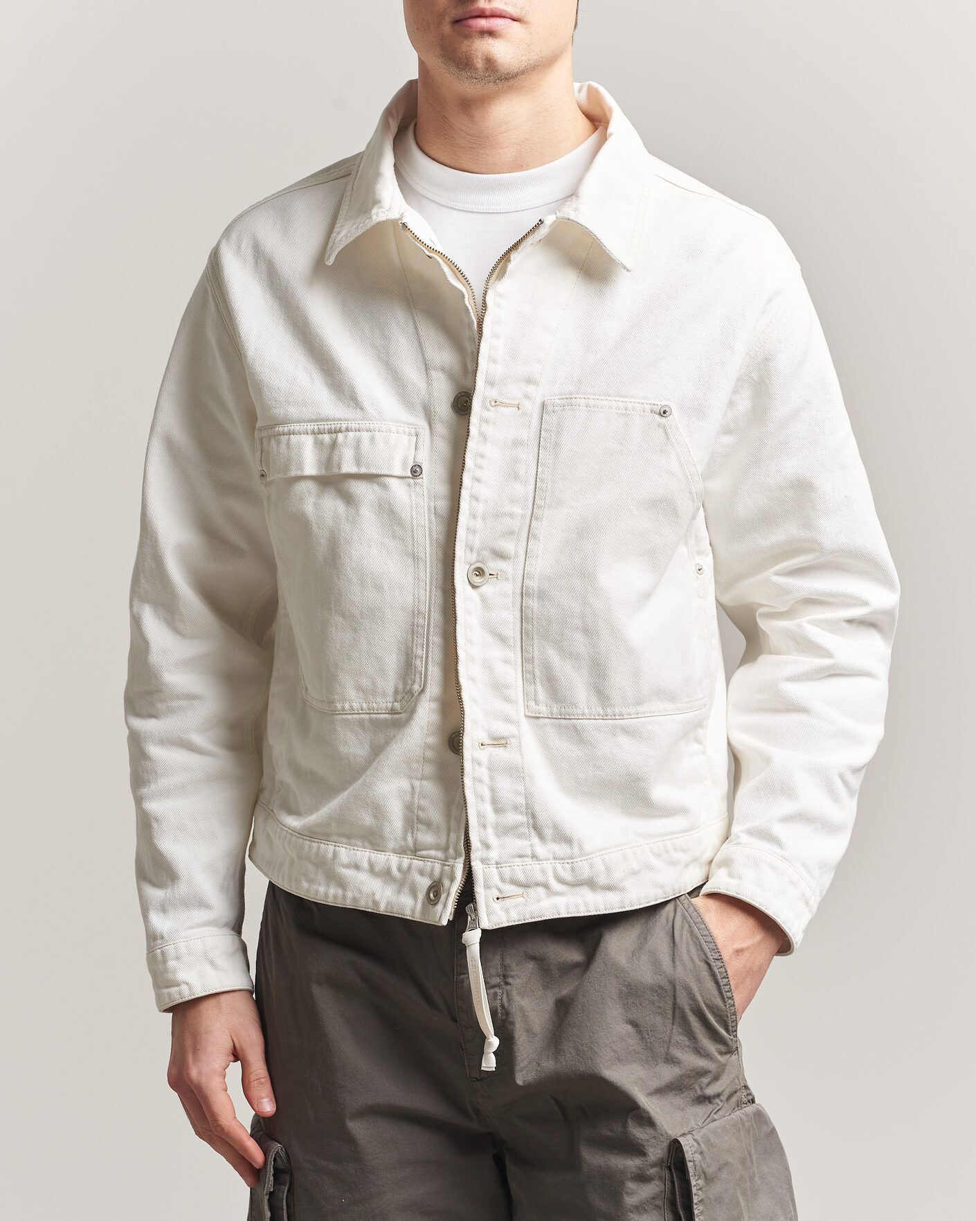 Herren | Jacken | C.P. Company | Bull Denim 10oz Jeans Jacket White