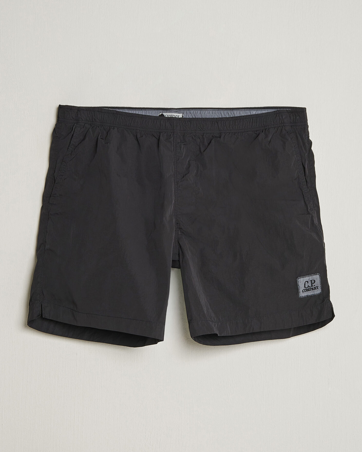 Herren | Badehosen | C.P. Company | Eco Chrome Logo Swimshorts Black