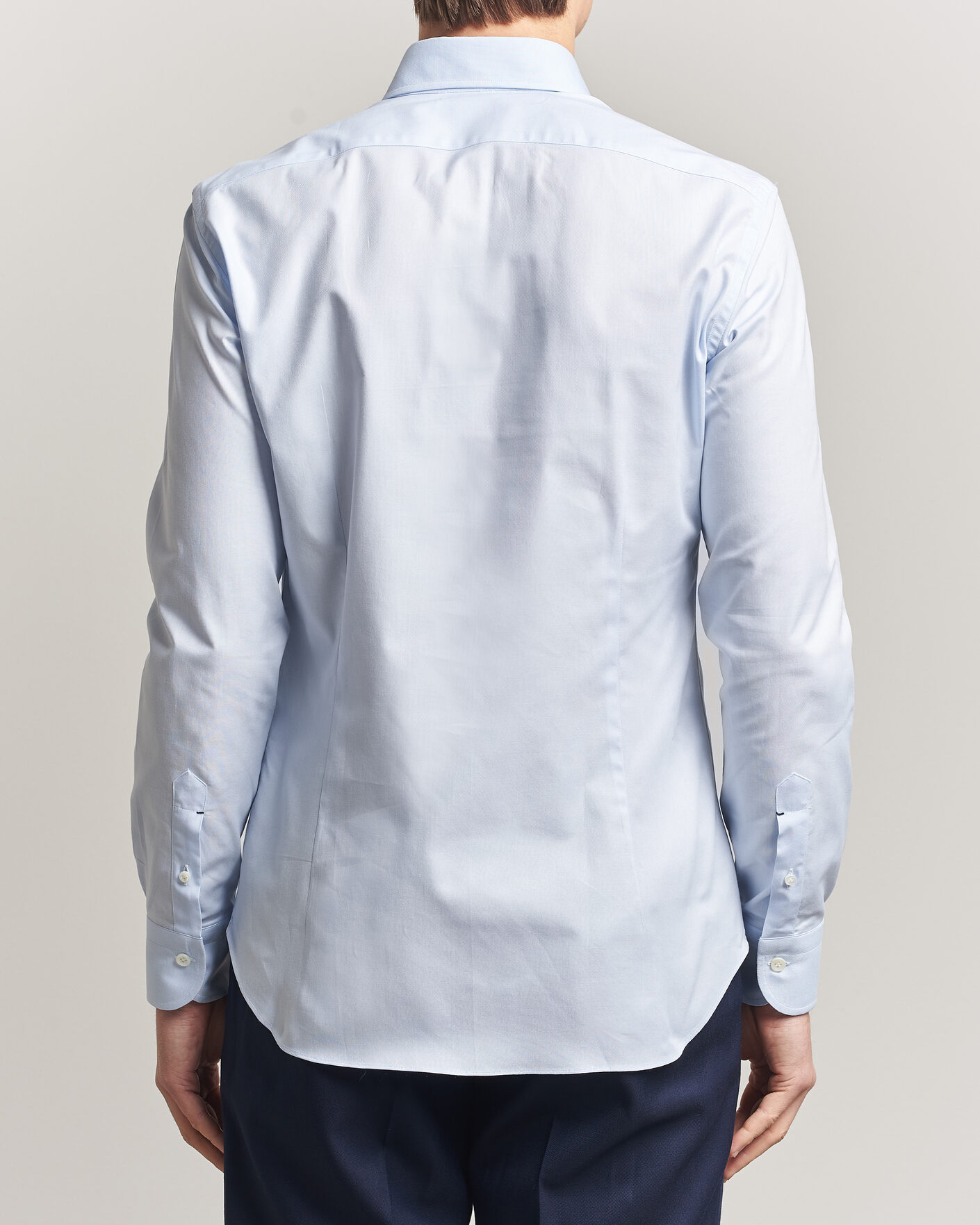 Herren | Hemden | Mazzarelli | Soft Oxford Button Down Shirt Light Blue