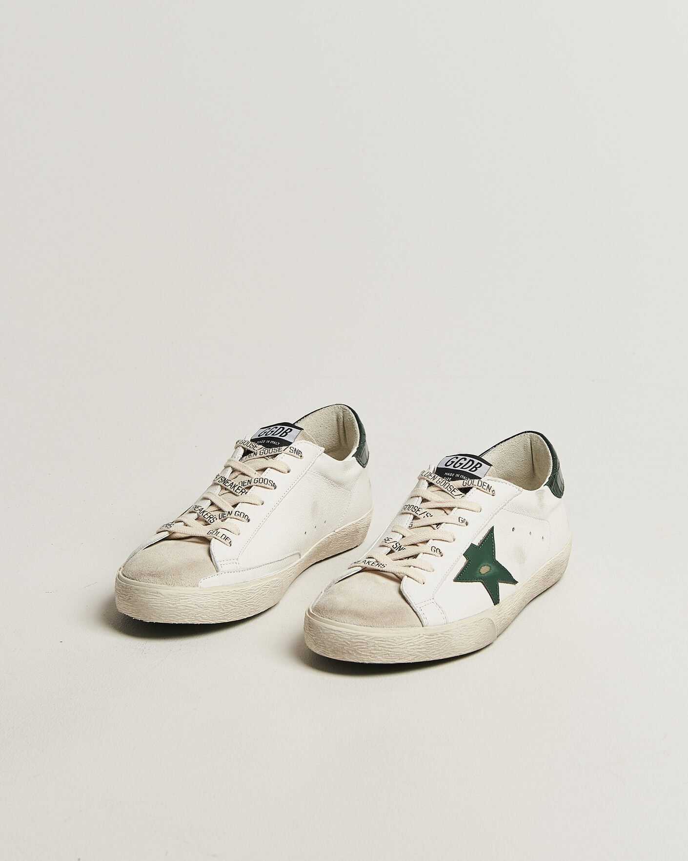 Herren | Sneaker | Golden Goose | Super-Star Sneakers White/Green