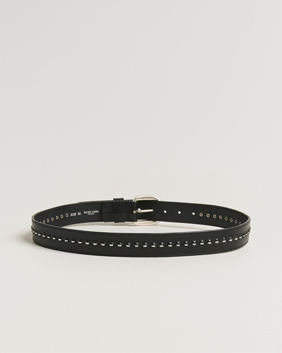 Herren | Gürtel | Golden Goose | Studded Leather Belt Black