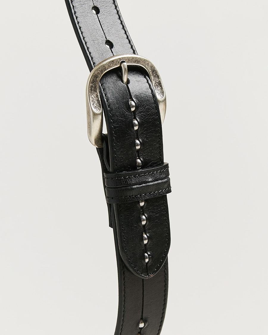 Herren | Gürtel | Golden Goose | Studded Leather Belt Black