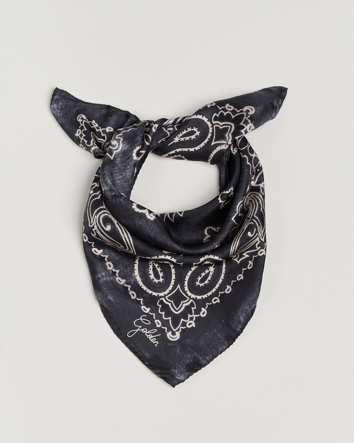 Herren | Einstecktücher | Golden Goose | Paisley Silk Bandana Antracite