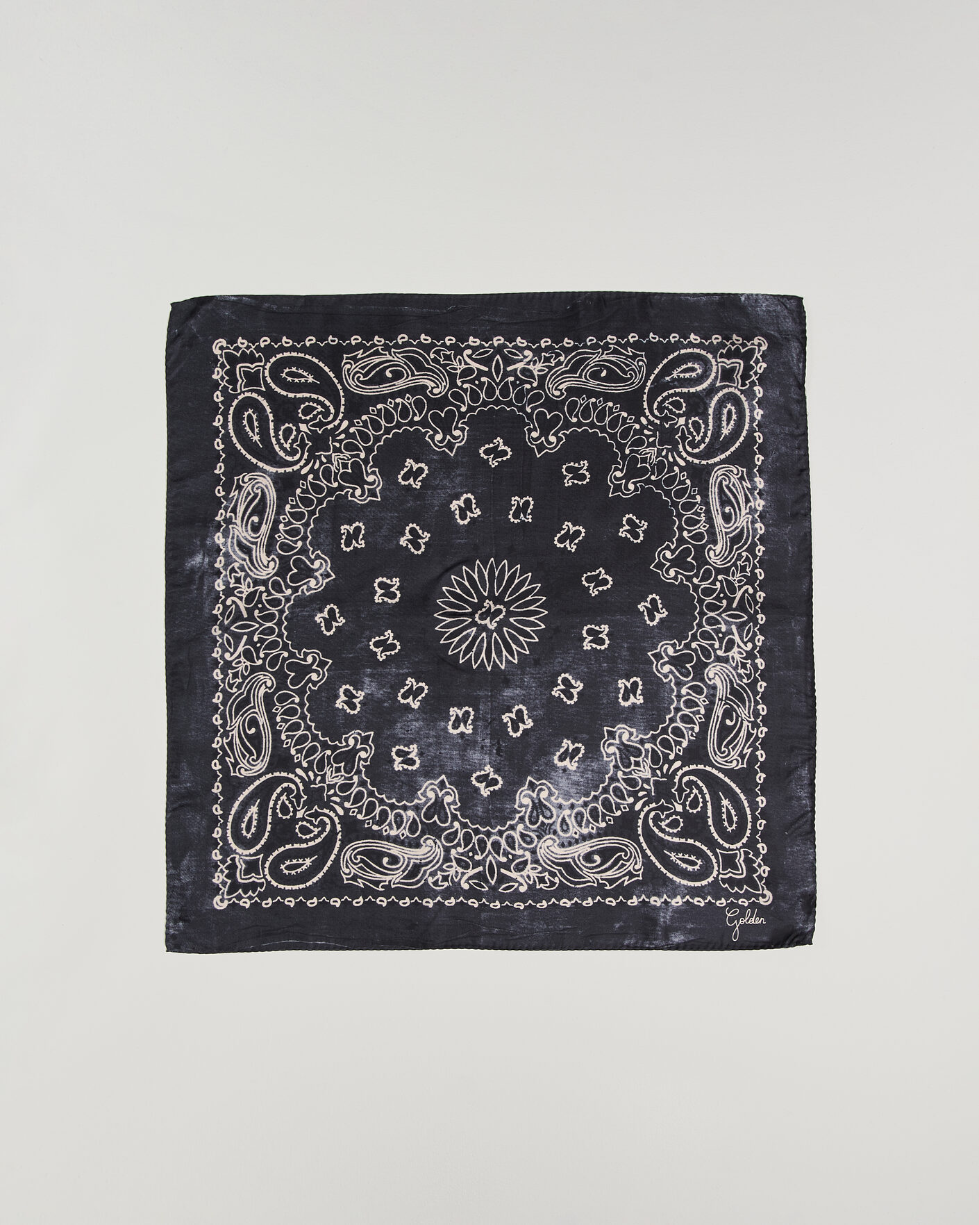 Herren | Einstecktücher | Golden Goose | Paisley Silk Bandana  Antracite