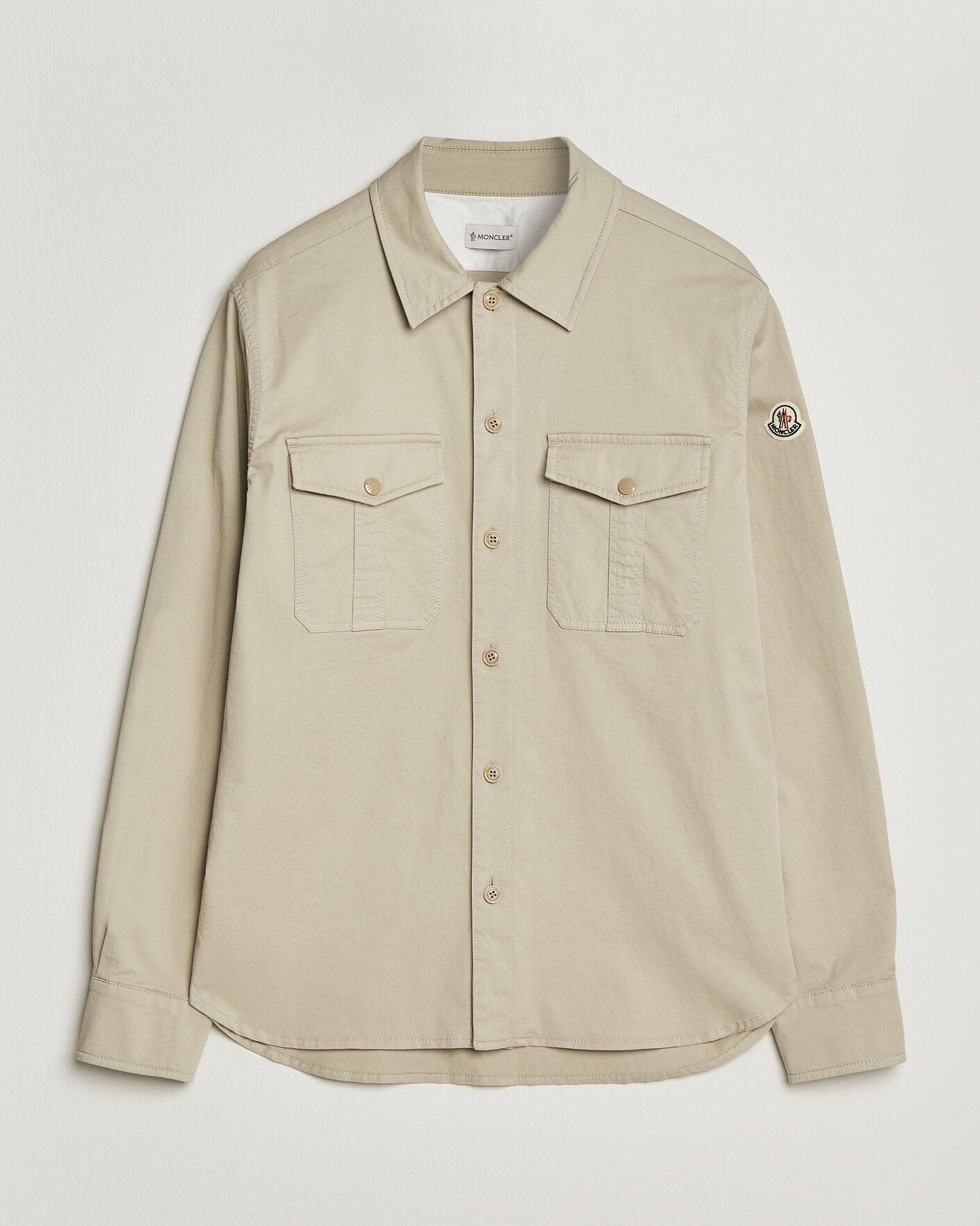 Herren | Hemden | Moncler | Double Pocket Overshirt Beige