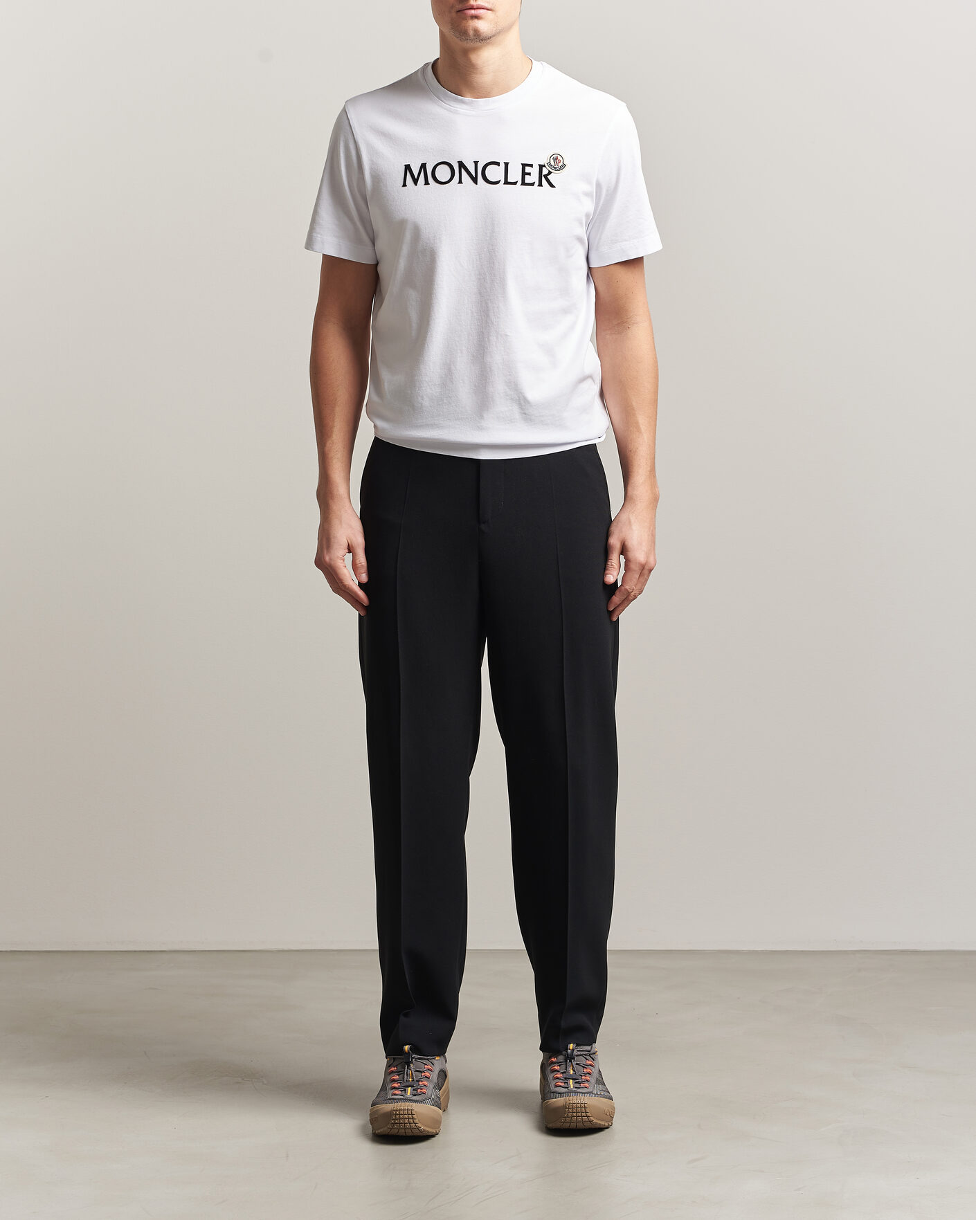 Herren | T-Shirts | Moncler | Lettering Logo T-Shirt White