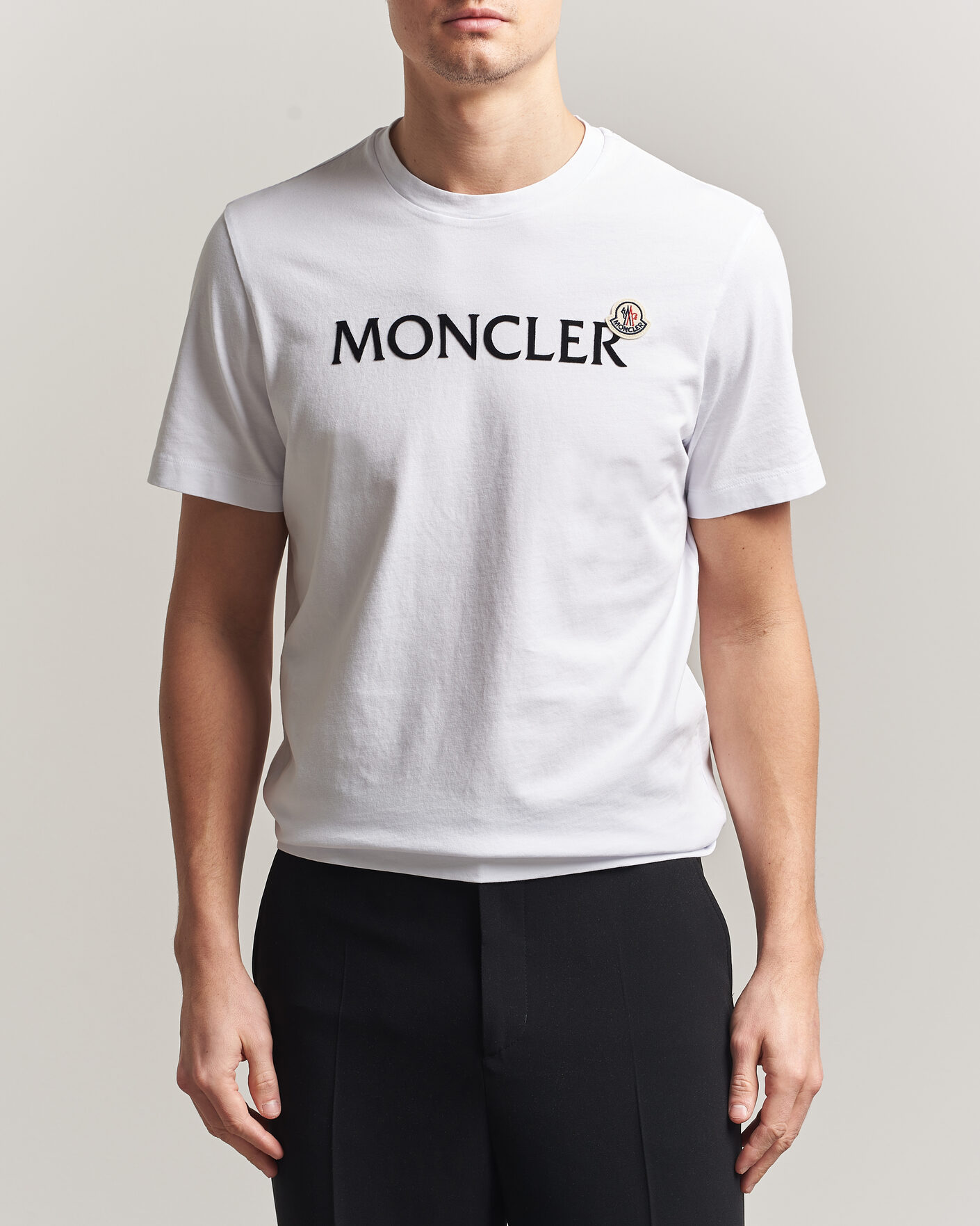Herren | T-Shirts | Moncler | Lettering Logo T-Shirt White