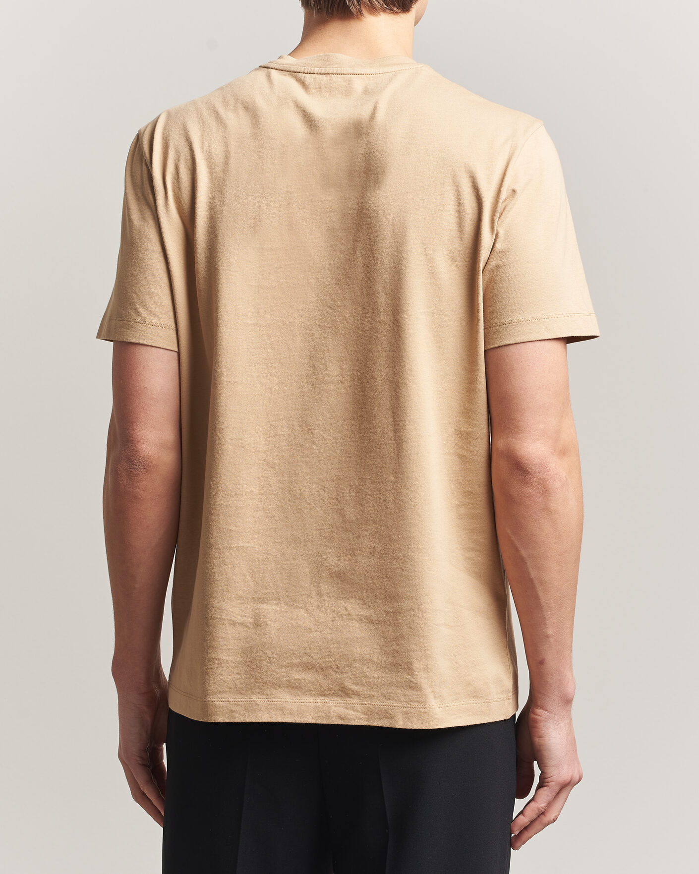 Herren | T-Shirts | Moncler | Lettering Logo T-Shirt Beige